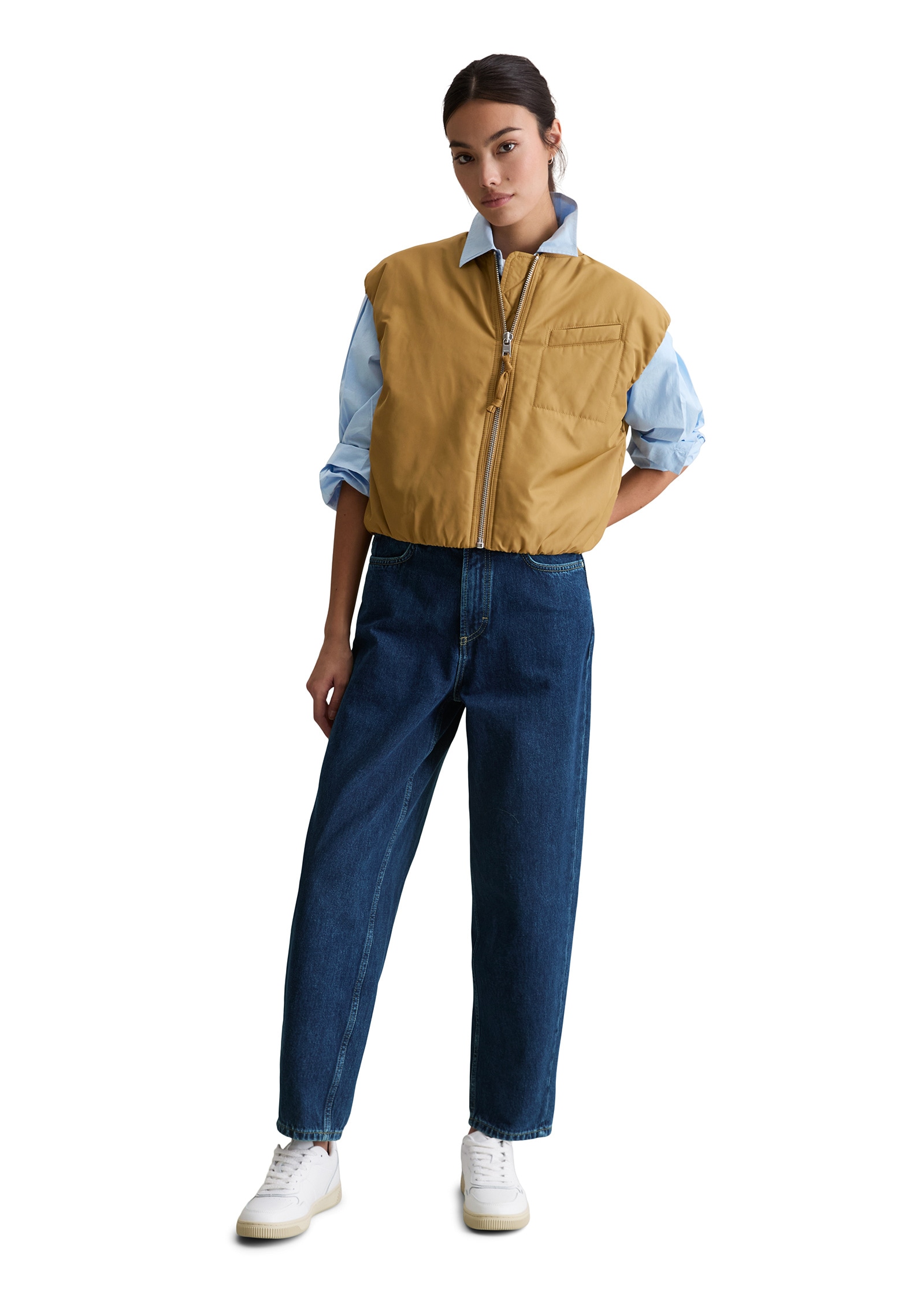 Marc O'Polo DENIM Steppweste »aus recyceltem Polyester«