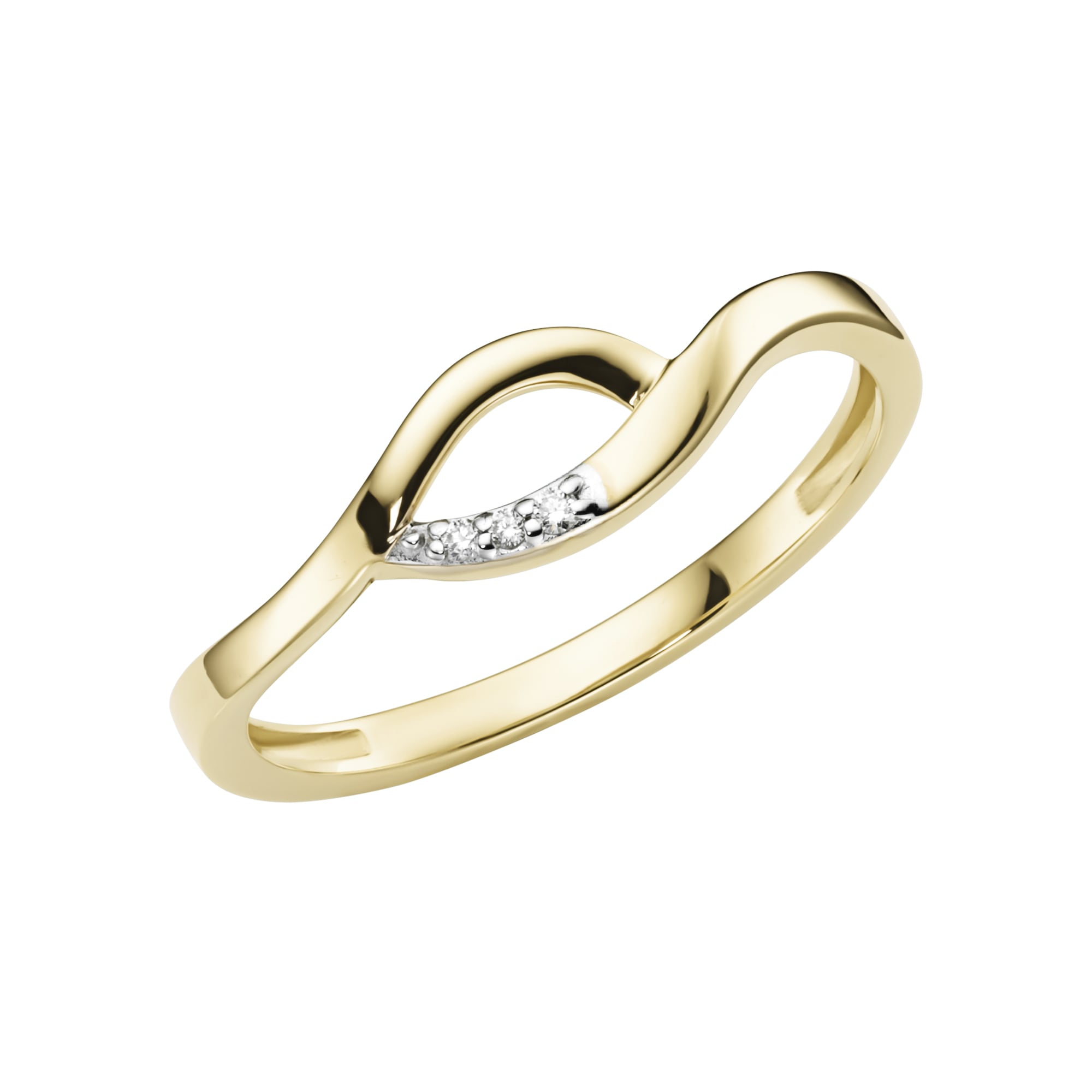 Luigi Merano Goldring »mit Brillanten Gold 585«