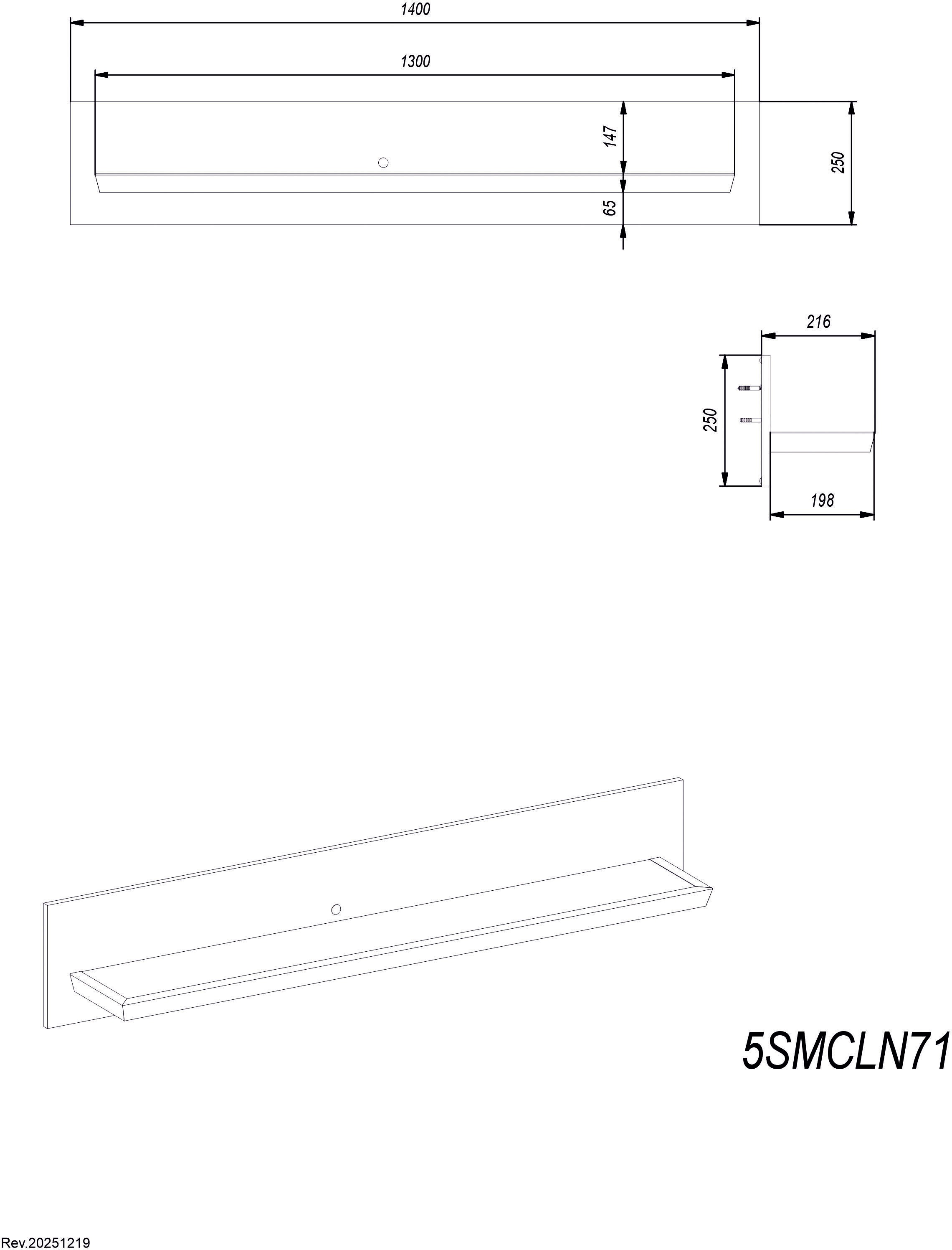 Home affaire Wandboard »Lincoln, Wandregal im Landhausstil, Wandhalter mit Ablagefläche« edles Design, in zwei Größen verfügbar, vielseitig einsetzbar