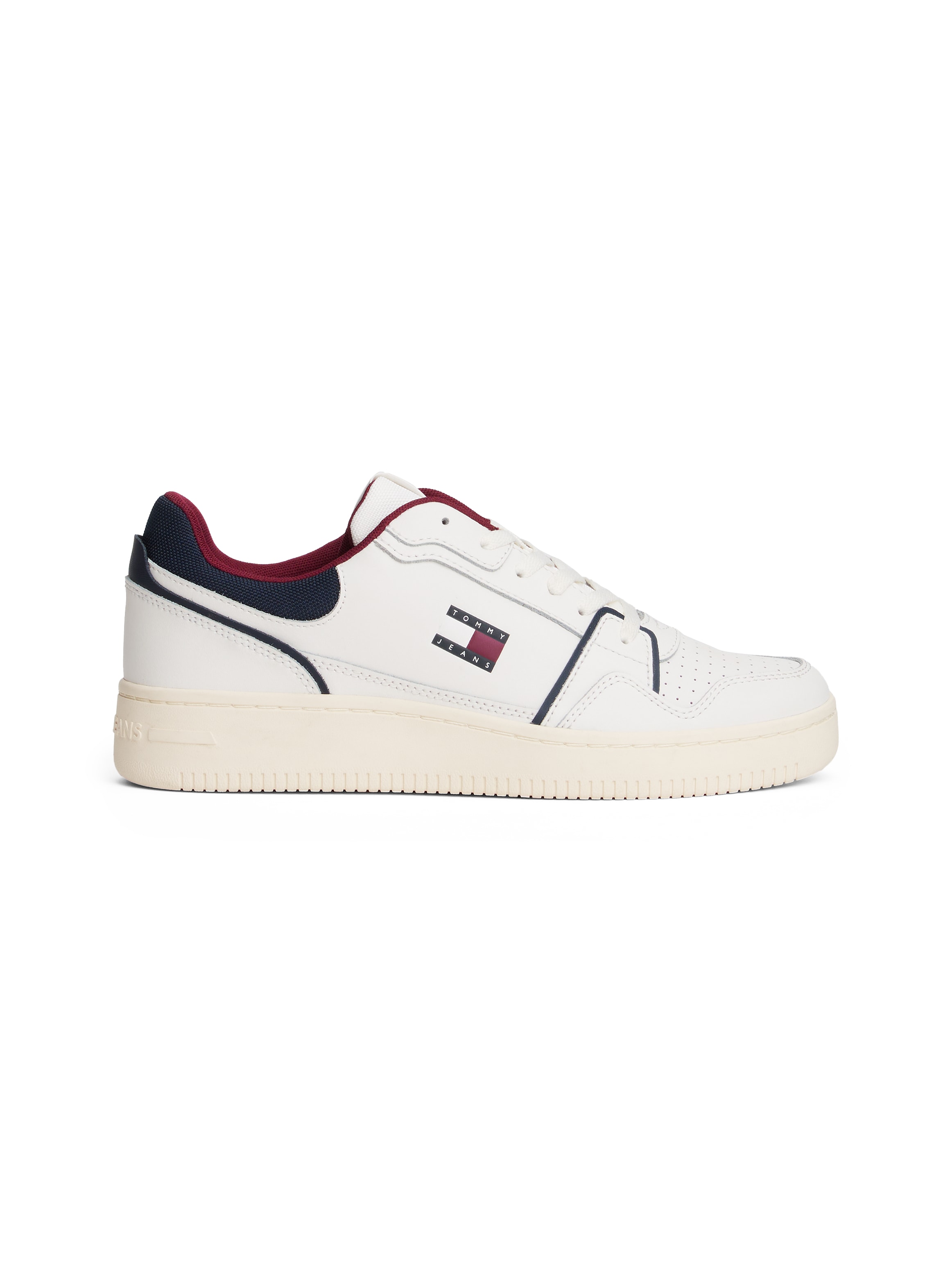 Tommy Jeans Sneaker »TJM RETRO BASKET«, Freizeitschuh, Halbschuh, Schnürer mit Lochmuster