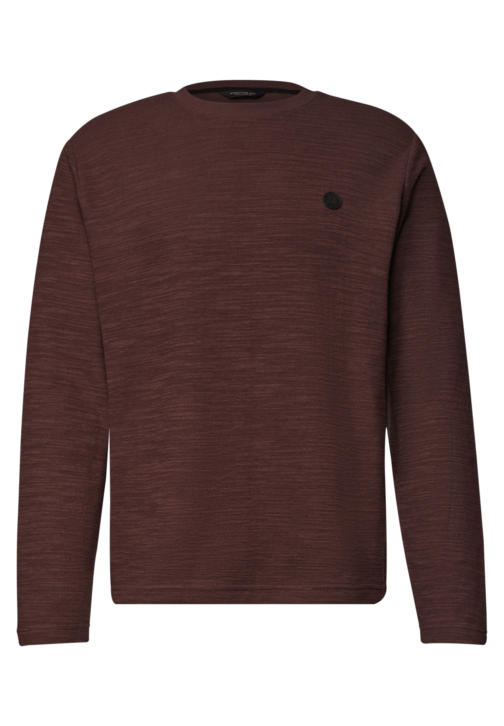 STREET ONE MEN Langarmshirt im soften Baumwoll-Mix