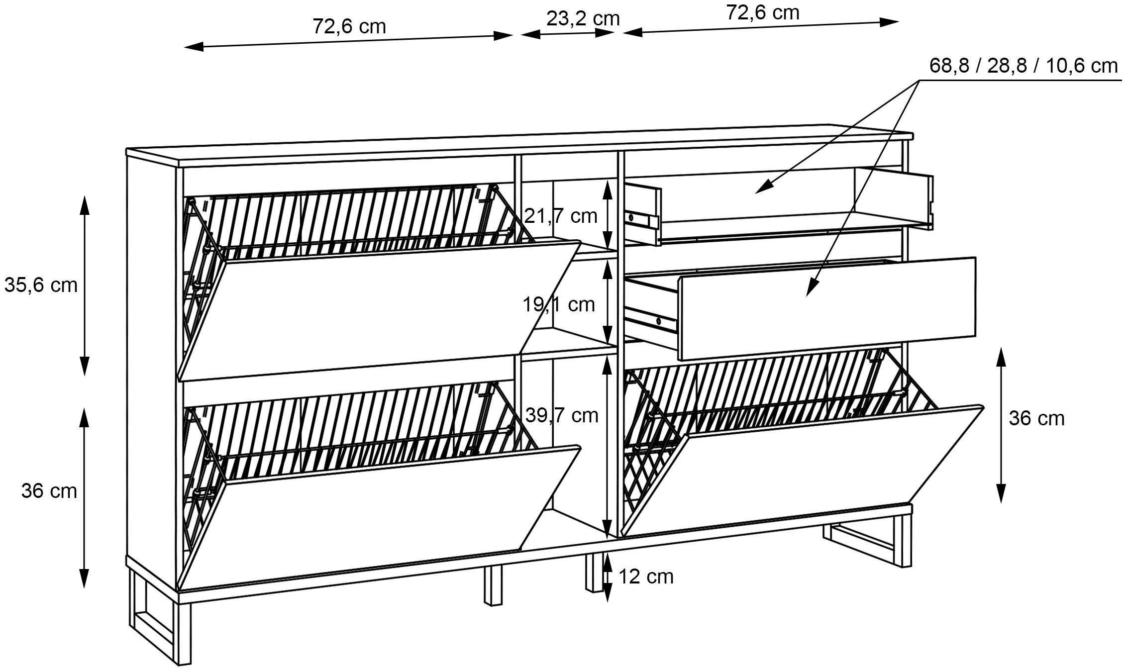 FORTE Schuhschrank