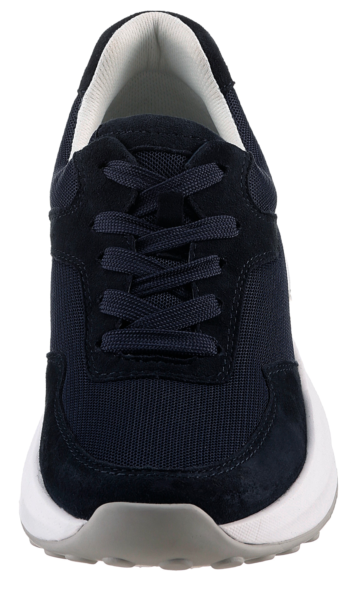 Gabor Rollingsoft Keilsneaker, Freizeitschuh, Halbschuh, Schnürschuh mit OPTIFIT-Fußbett