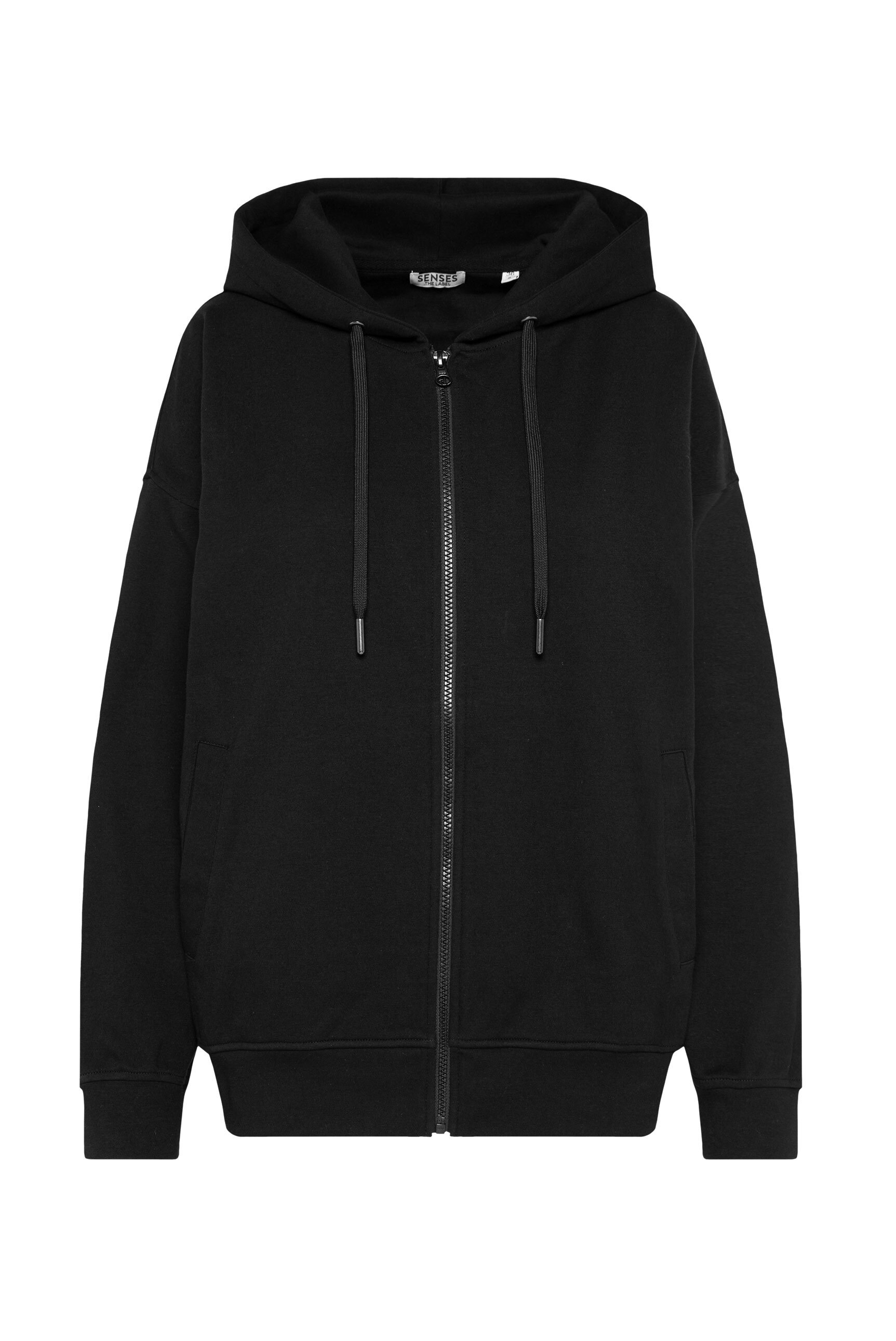 SENSES.THE LABEL Kapuzensweatjacke mit Baumwolle