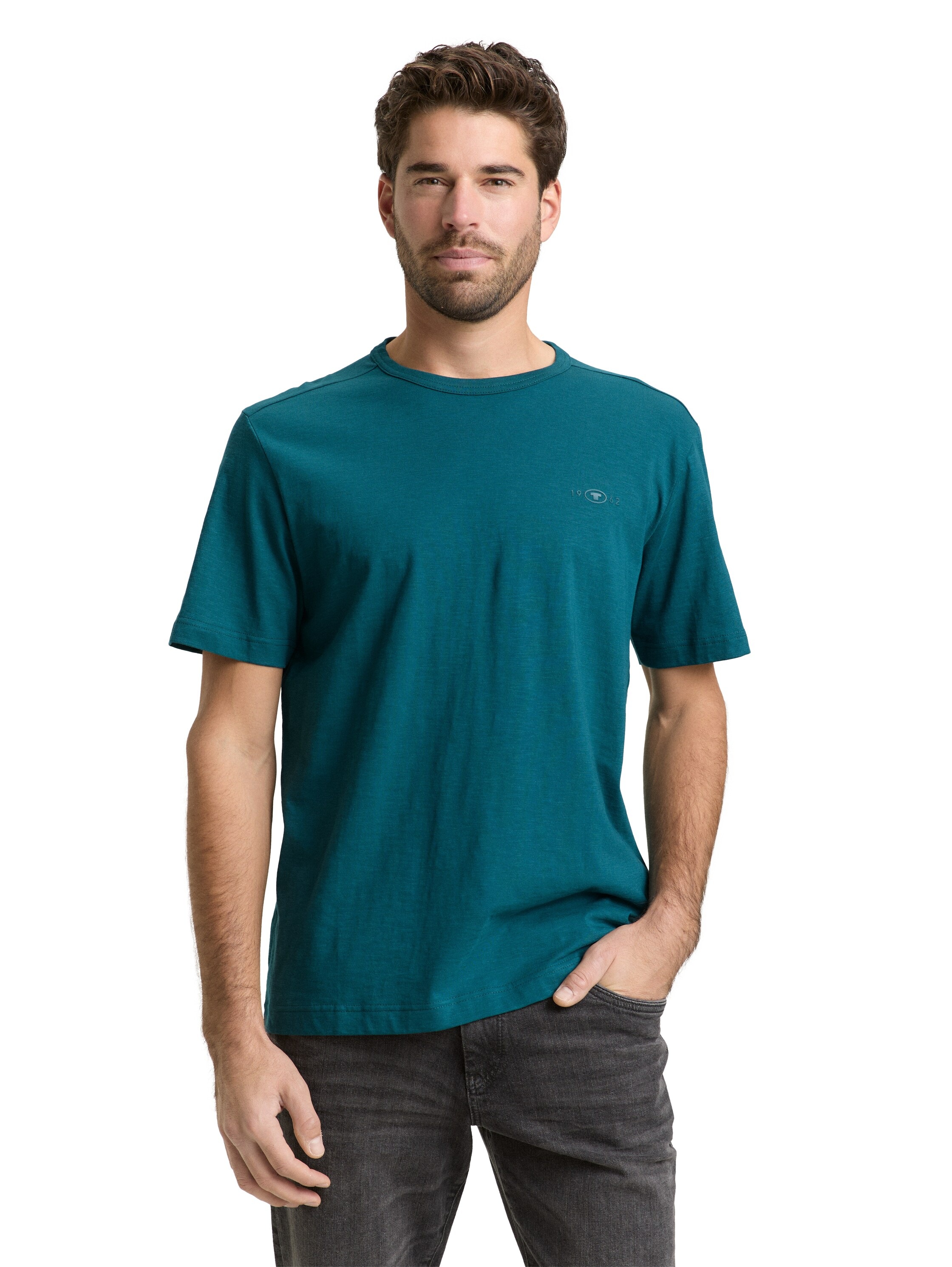 TOM TAILOR T-Shirt mit Logo Stickerei günstig online kaufen