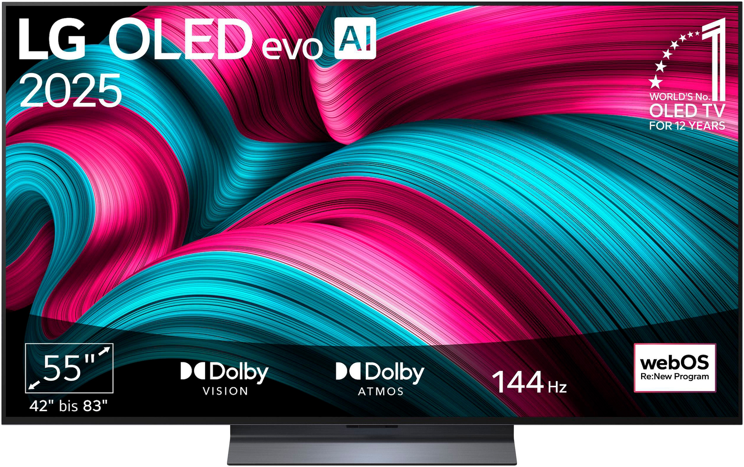 LG OLED-Fernseher "OLED55C5ELB", 55, grau, Fernseher