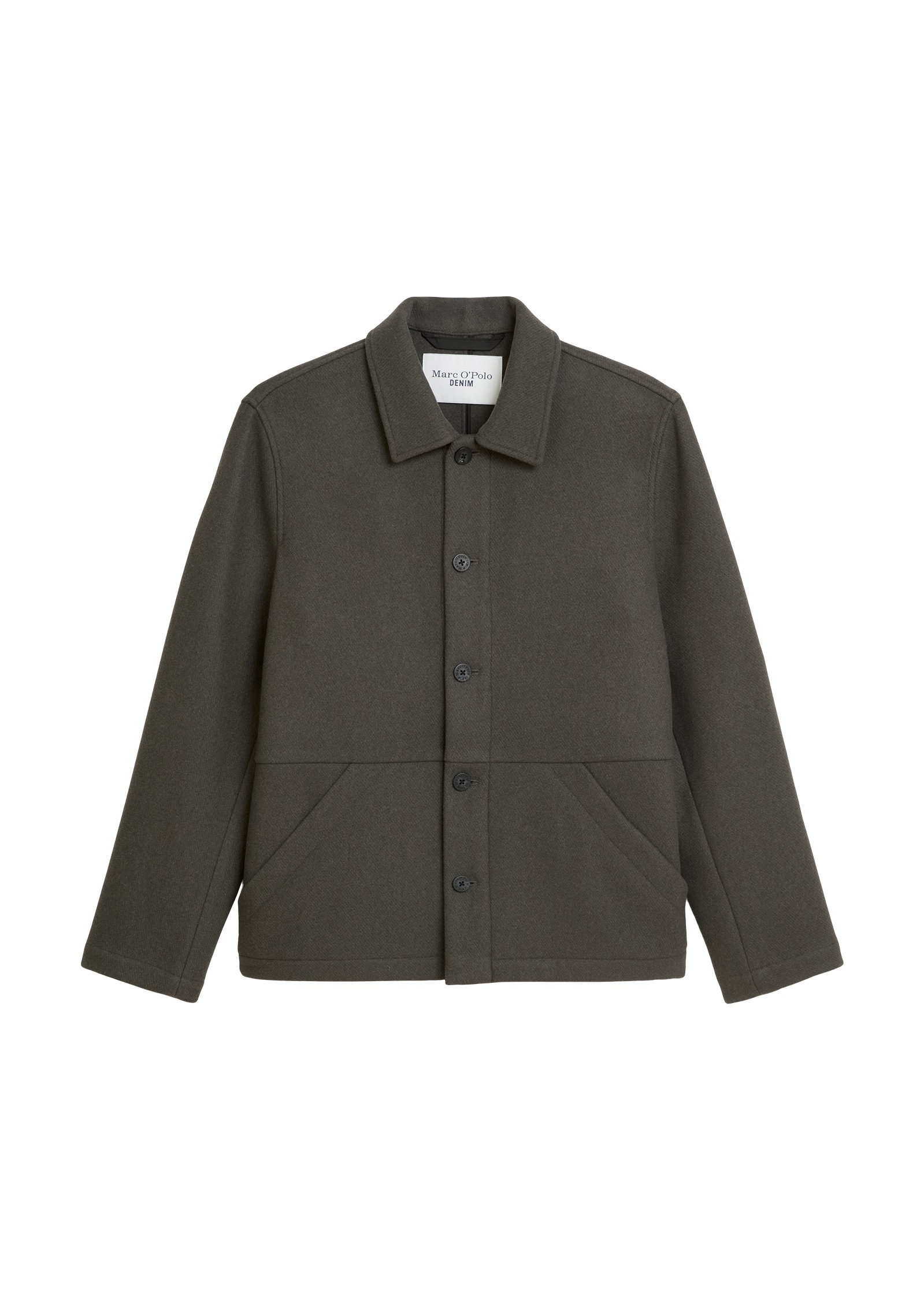 Marc O'Polo DENIM Outdoorjacke »aus Wolle-Mix mit Recycling-Anteil«, ohne Kapuze