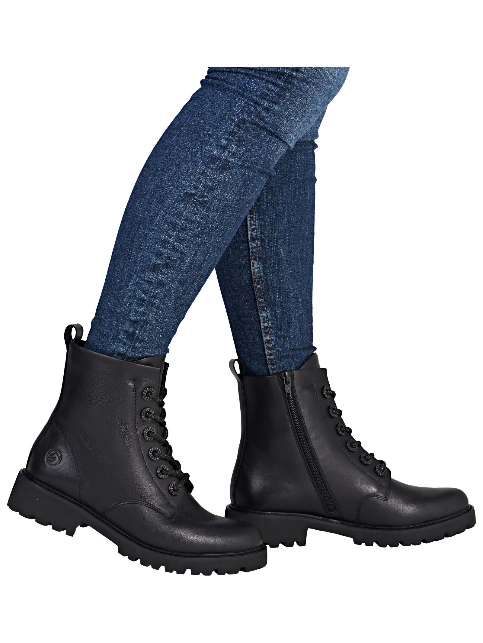 Remonte Lace-Up Ankle Boot Black 38 5