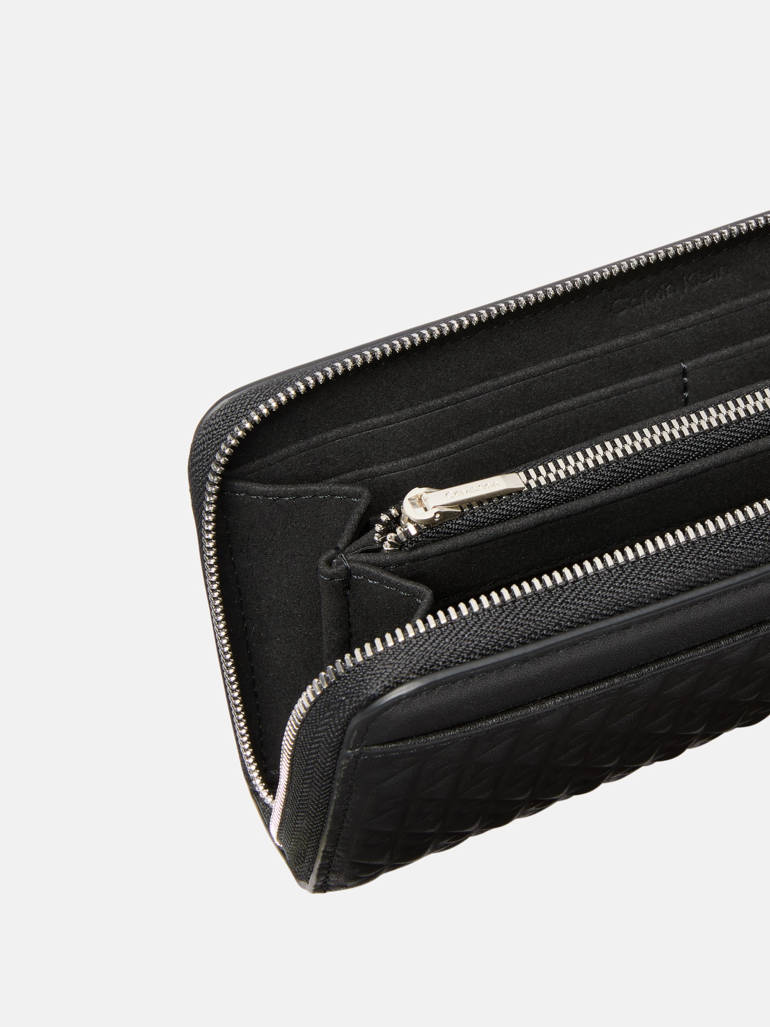 Calvin Klein Geldbörse »EMBLEM AOP EMBOSSED LONG WALLET«