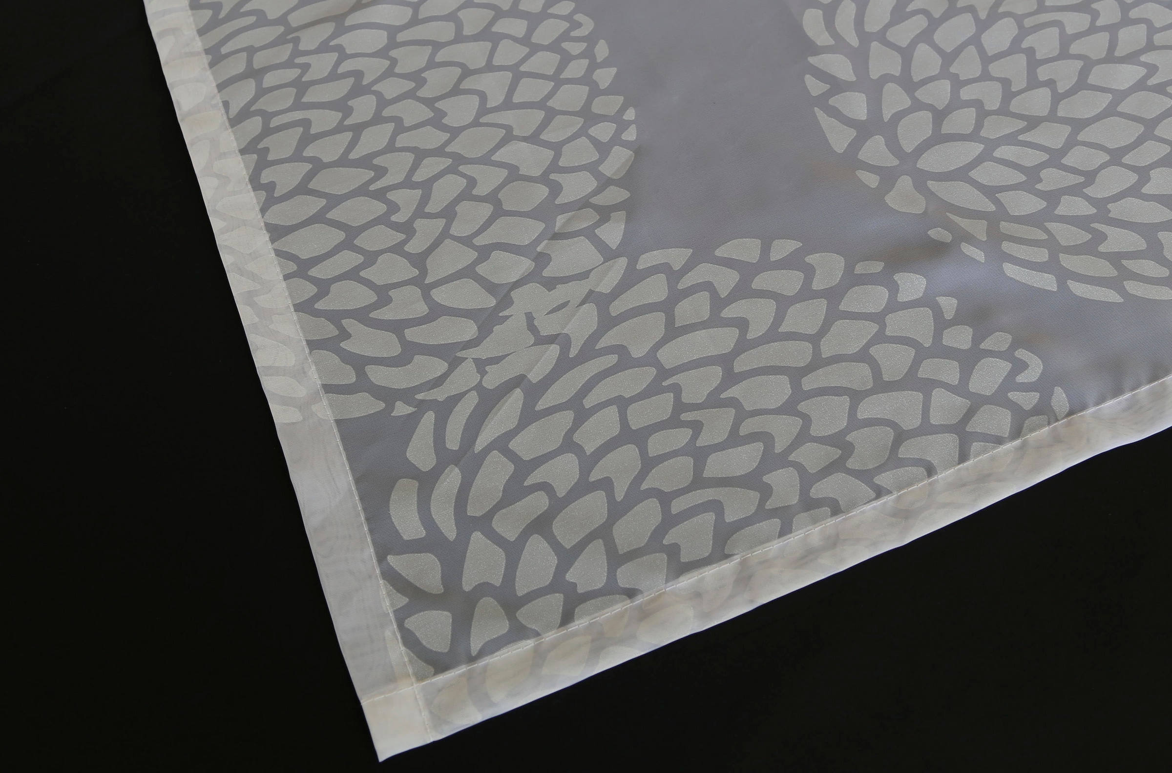 my home Gardine »BELEM«, (1 St.), 1 Schal, Polyester, Kreise