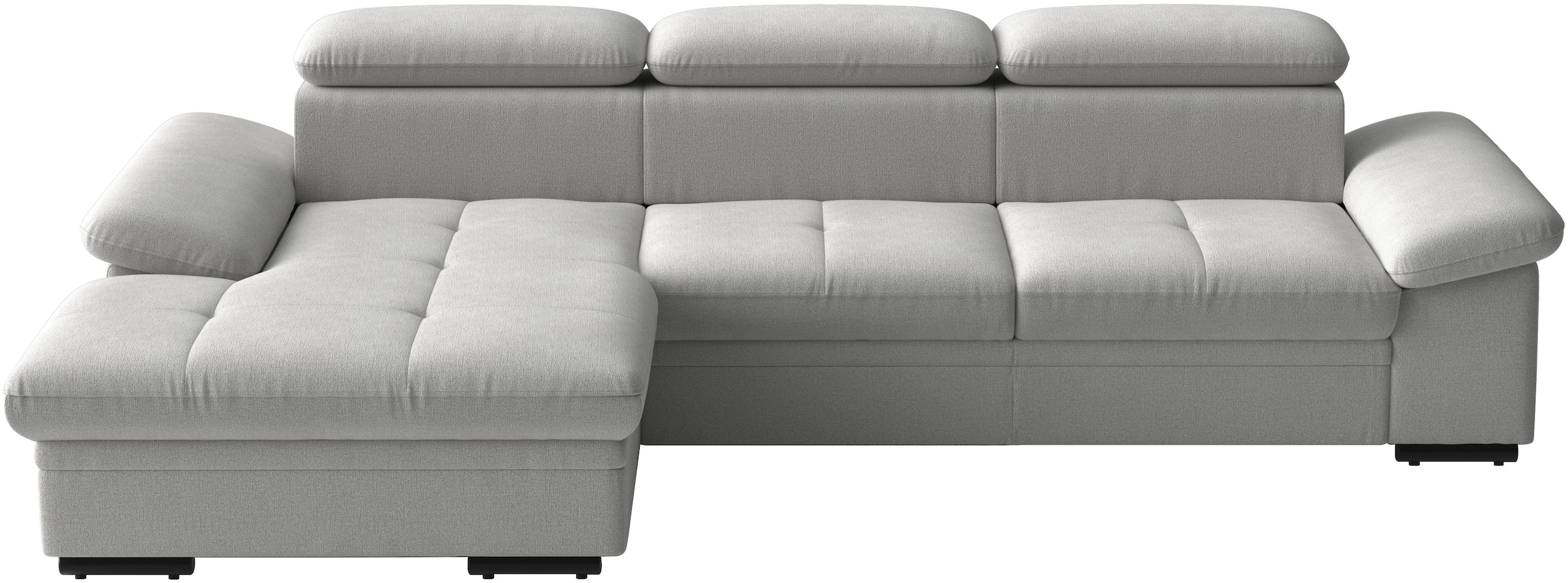 sit&more Ecksofa "Viola L-Form, B: 260 cm, Arm- & Kopfteilverstellung" optional Schlaffunktion,inkl Armteil- & Kopfteilverstellung