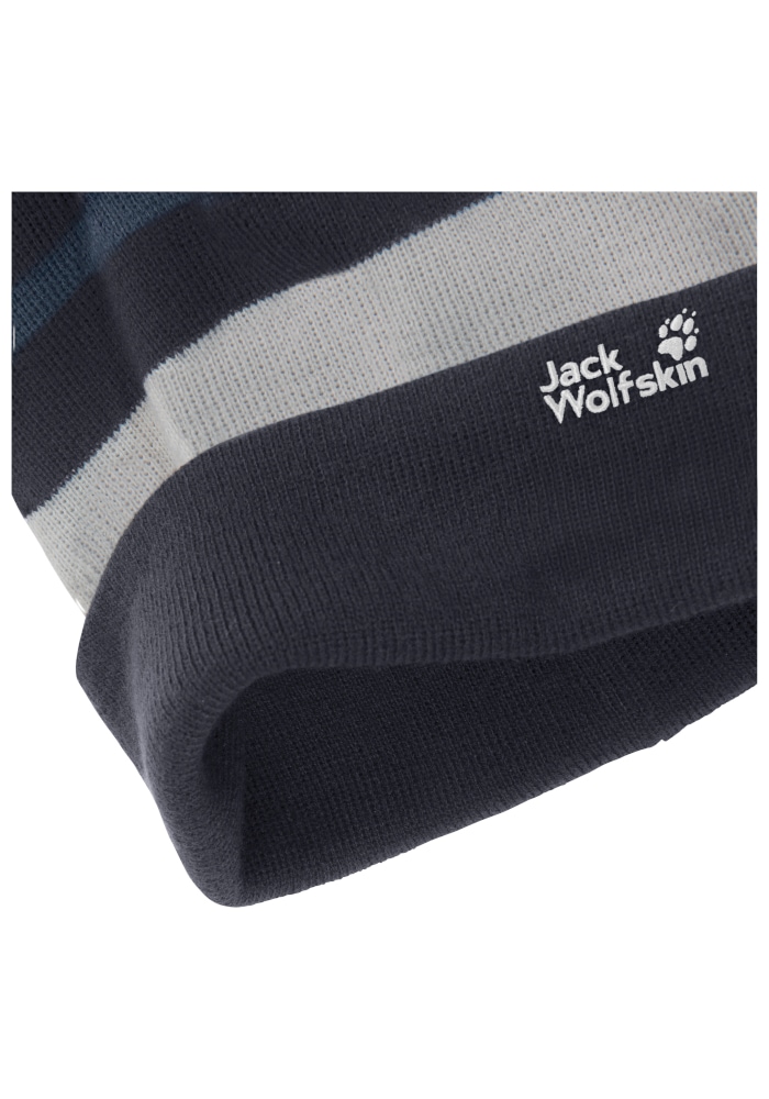 Jack Wolfskin Beanie »STRIPY KNIT BEANIE K« Kindermütze, warm, gestreift