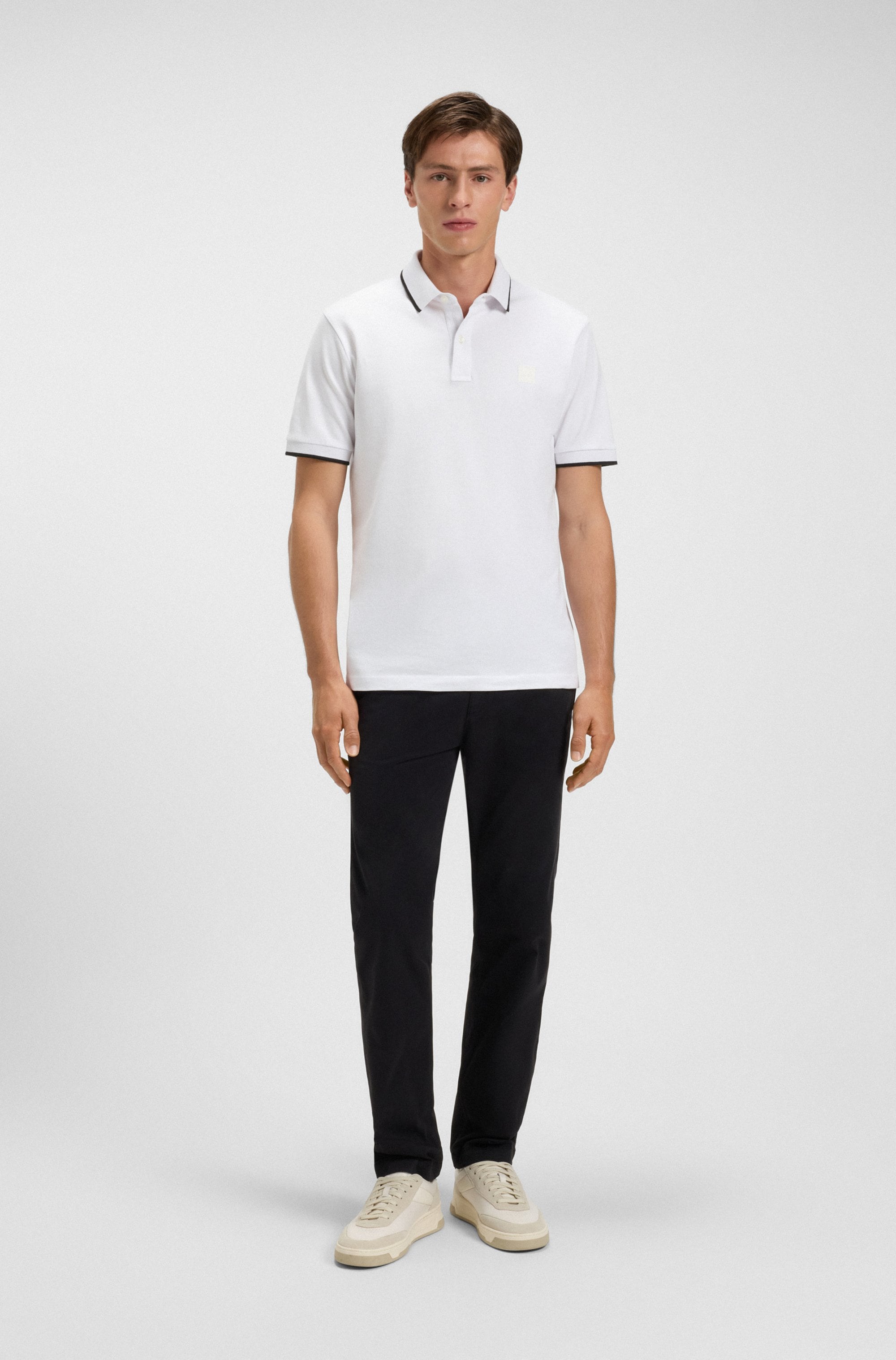 BOSS ORANGE Poloshirt »Passertip«, mit BOSS Logo-Badge