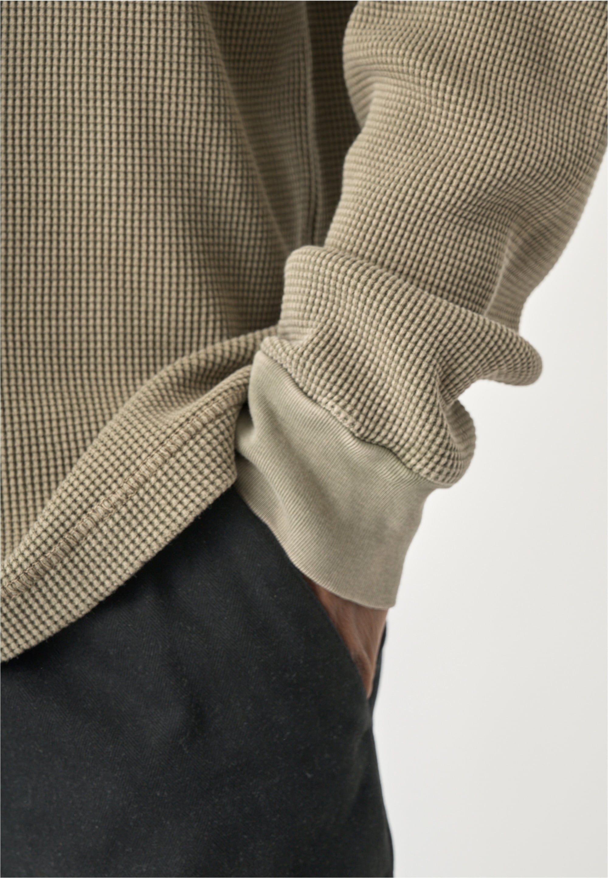 Cleptomanicx Strickpullover »Boxy Crewneck Thermal« im lockeren Schnitt