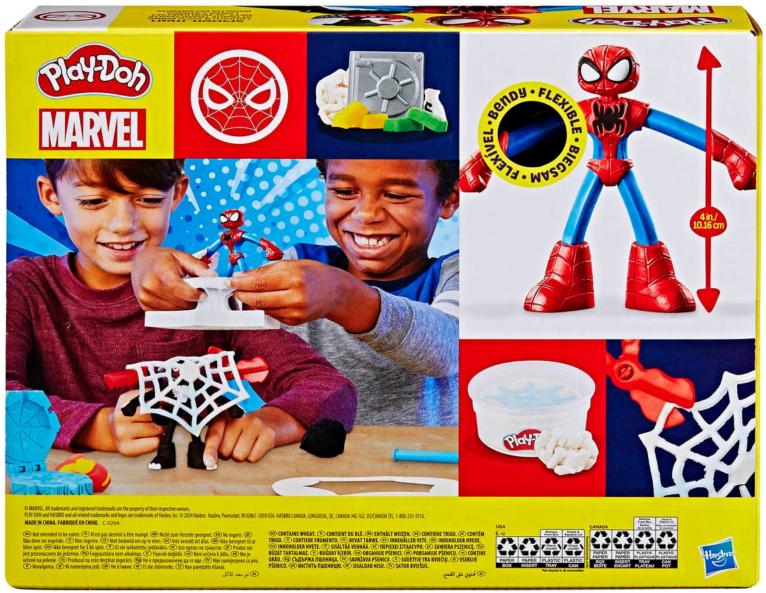Hasbro Knetform-Set »Play-Doh Marvel, Spider-Man Netz-Action Knetset«