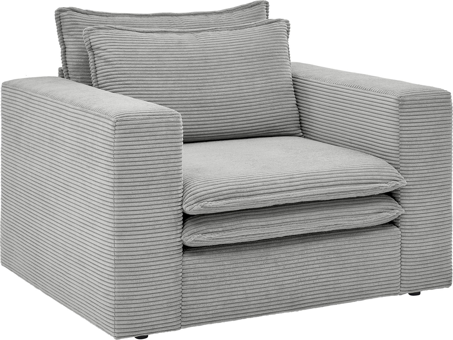 Places of Style Sessel »PIAGGE«, Hochwertiger Cord- passend zur Serie PIAGGE
