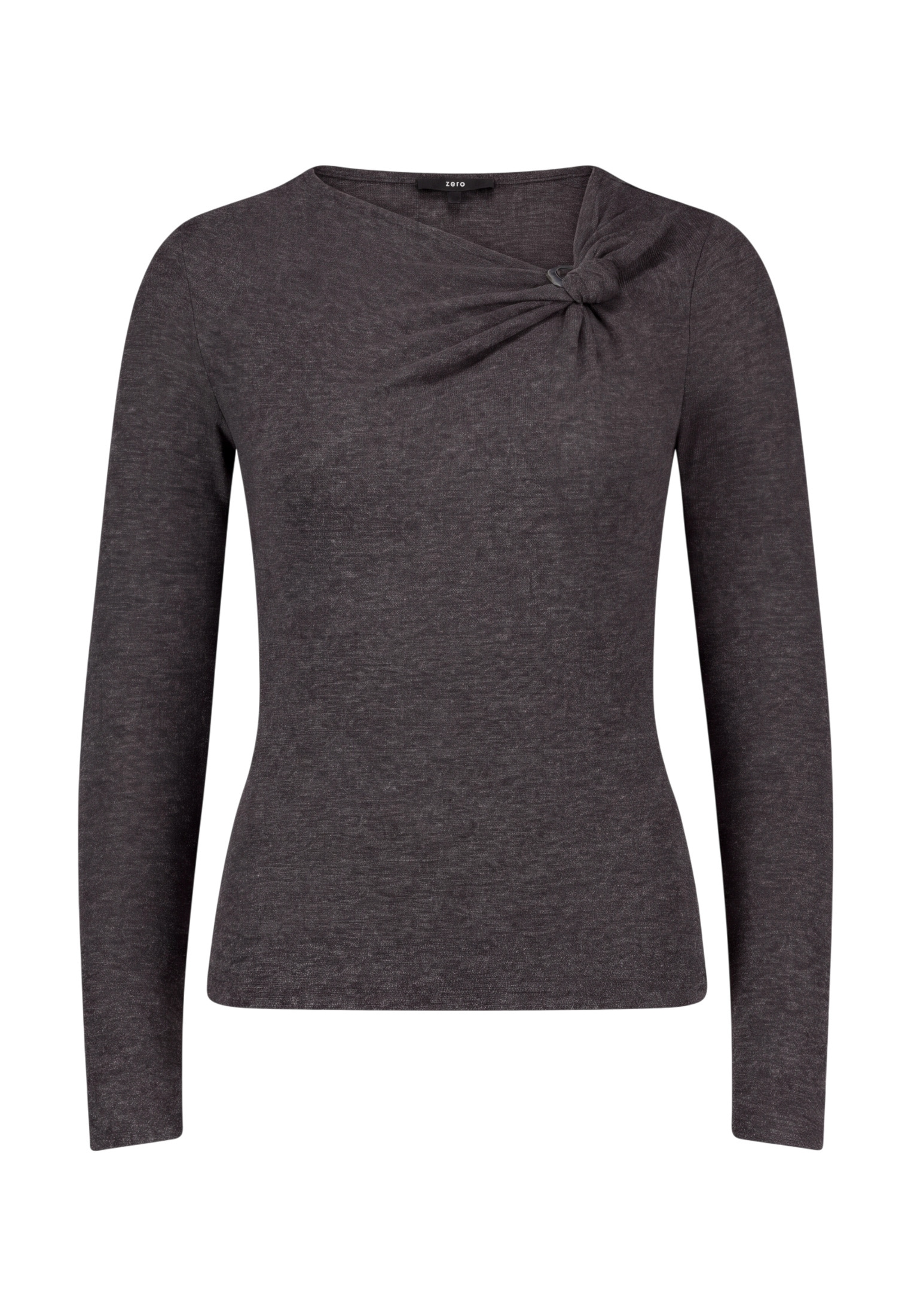 Zero Kurzarmshirt »Damen mit Schnalle« 1 drapiert / gerafft