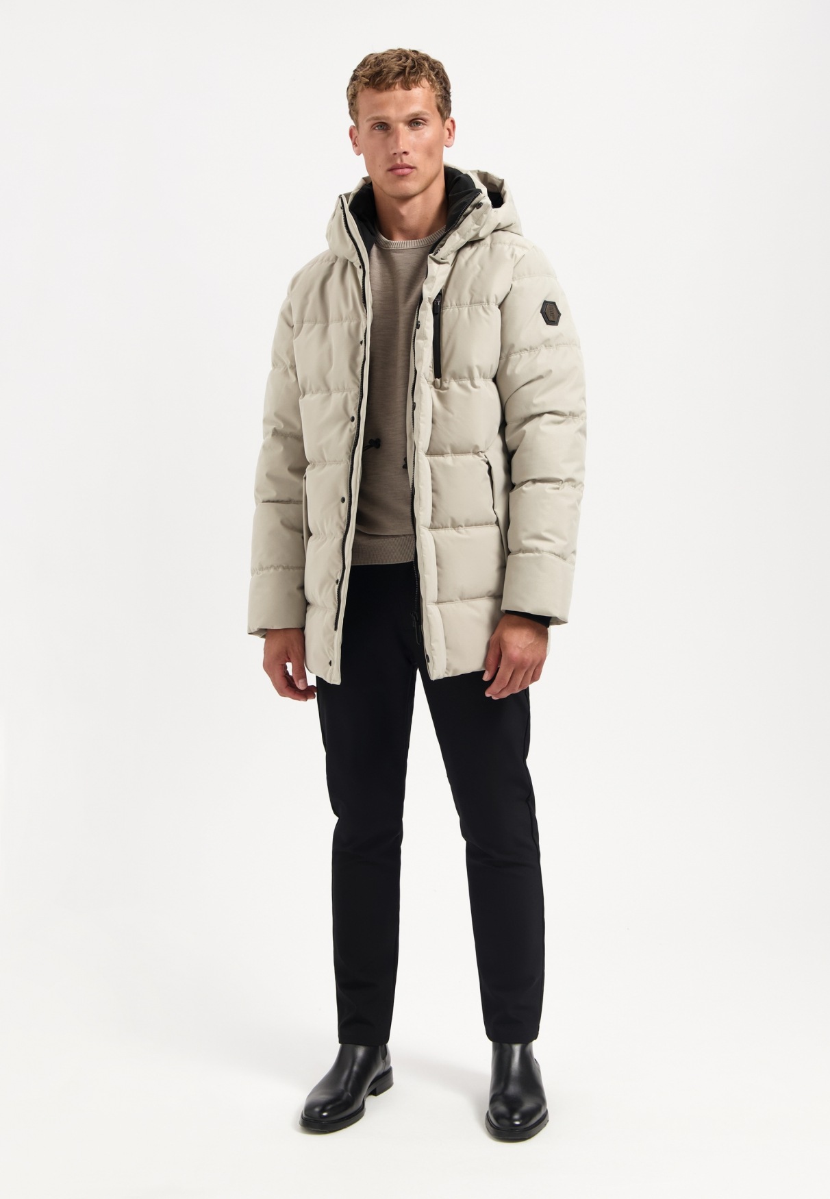 NO EXCESS Parka »No Excess Langer Steppparka«