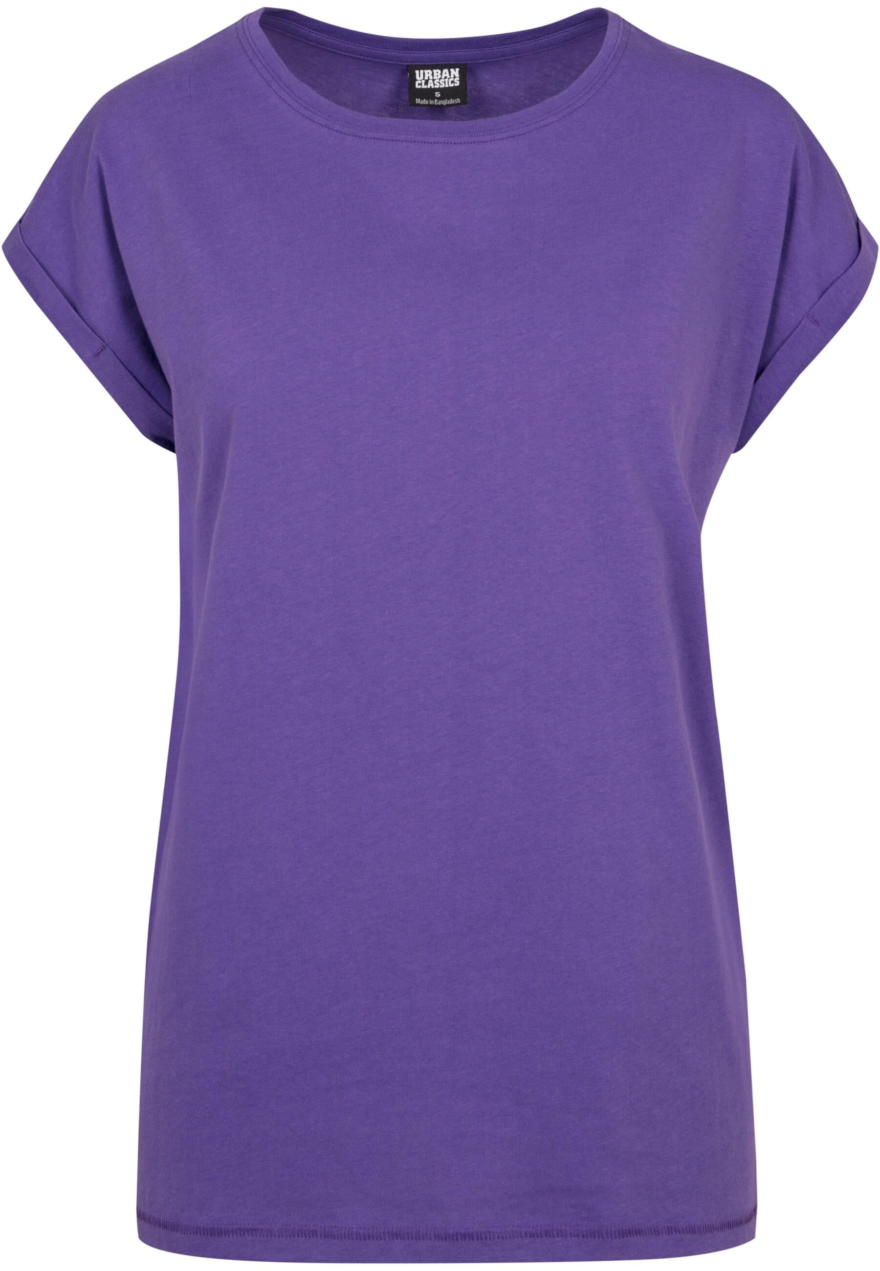 URBAN CLASSICS Kurzarmshirt "Urban Classics Damen Ladies Extended Shoulder Tee"