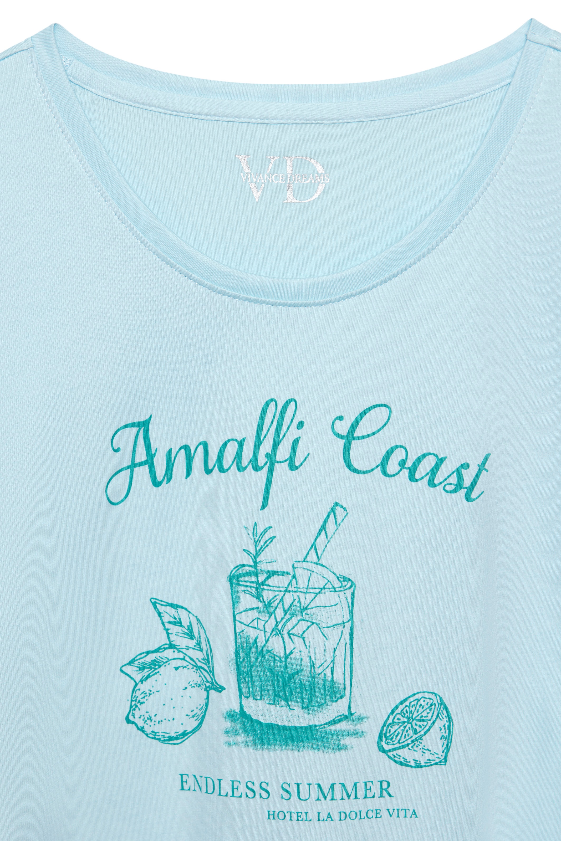 Vivance Dreams Sleepshirt, mit zart skizziertem Frontdruck