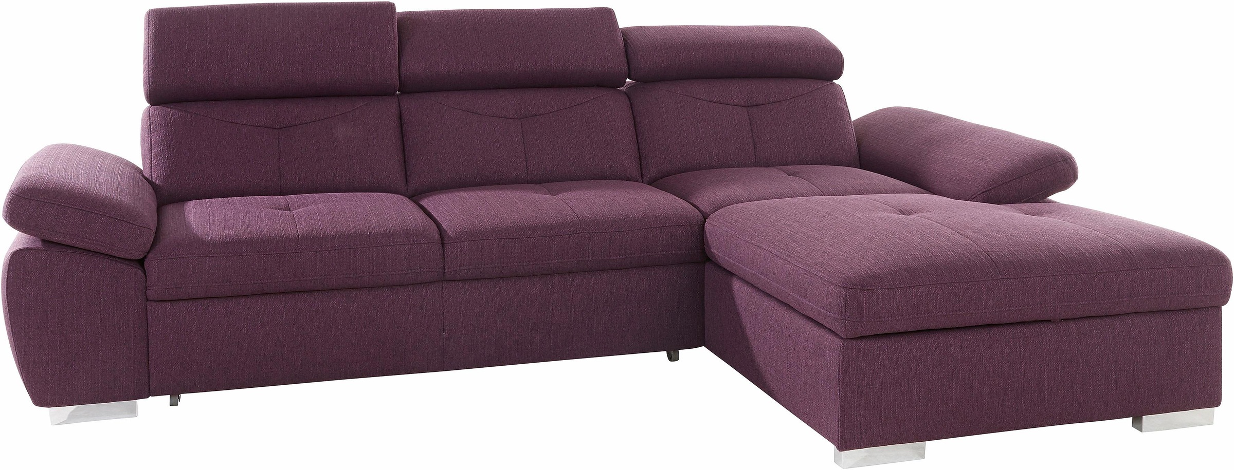exxpo - sofa fashion Ecksofa "Spring, super bequem, mit Armteil- und Kopfte günstig online kaufen