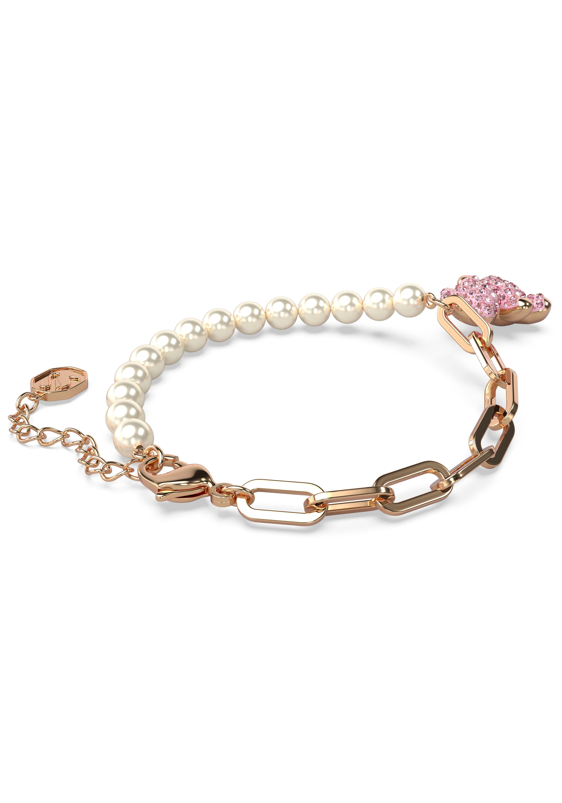 Swarovski Armband »TEDDY, BEAR, 5669169«, mit Swarovski® Kristall - mit Swarovski® Perle