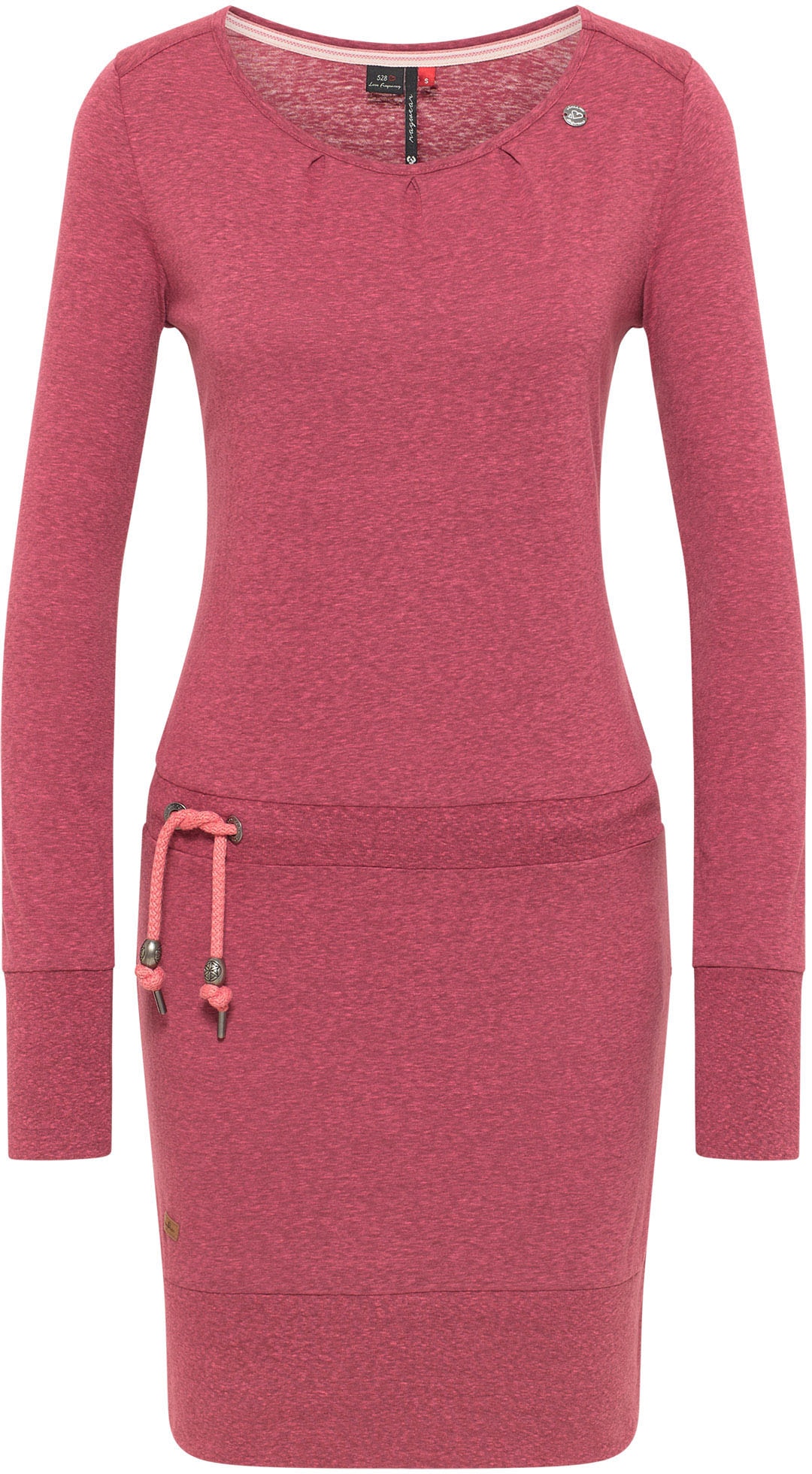 Ragwear Jerseykleid »ALEXA«, mit Kordelzug und kontrastigen Zierperlen- Besatz für kaufen | BAUR