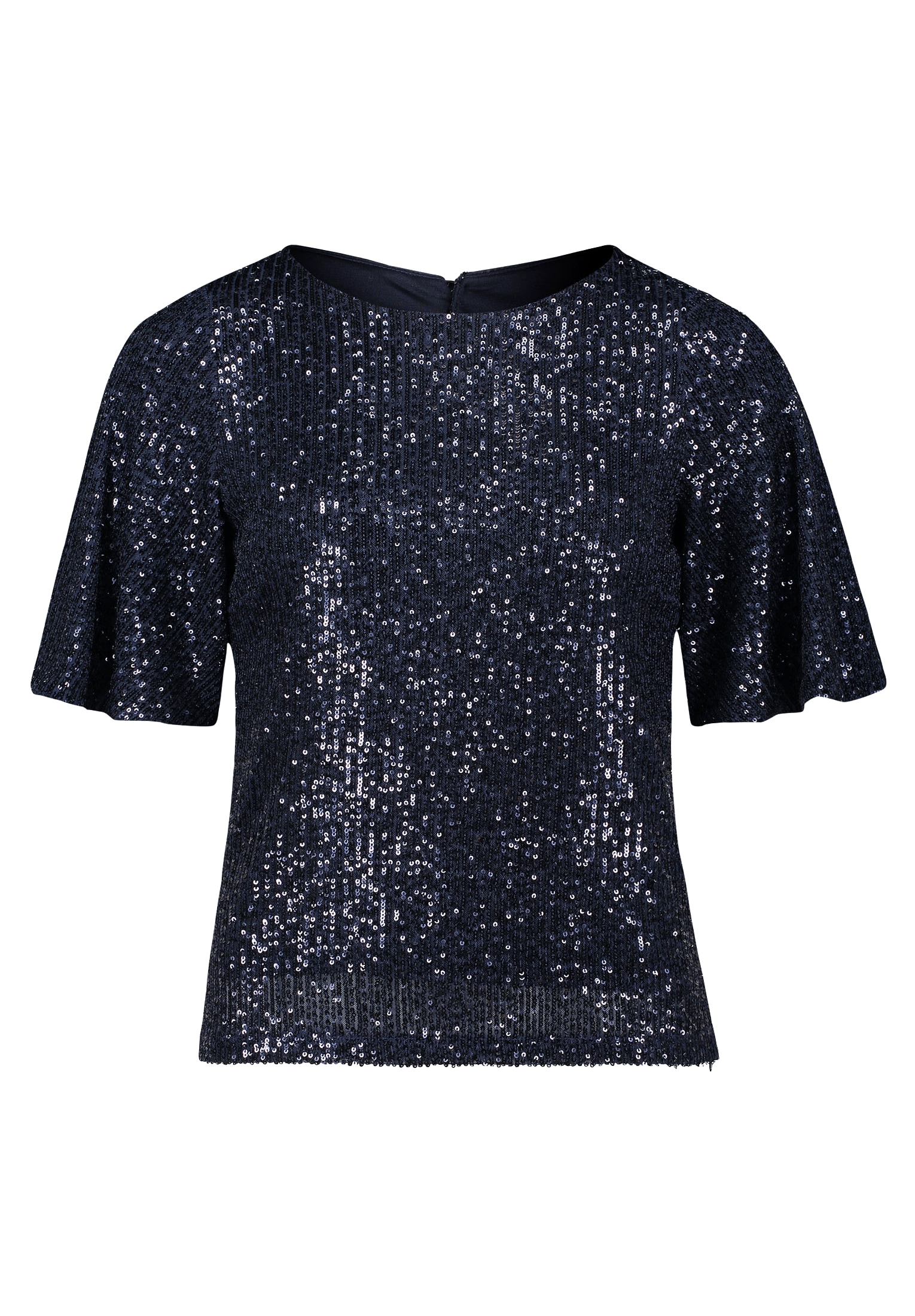 Vera Mont Kurzarmshirt »Vera Mont Damen Pailletten-Bluse mit Flügelärmeln«, (1 tlg.), Pailletten