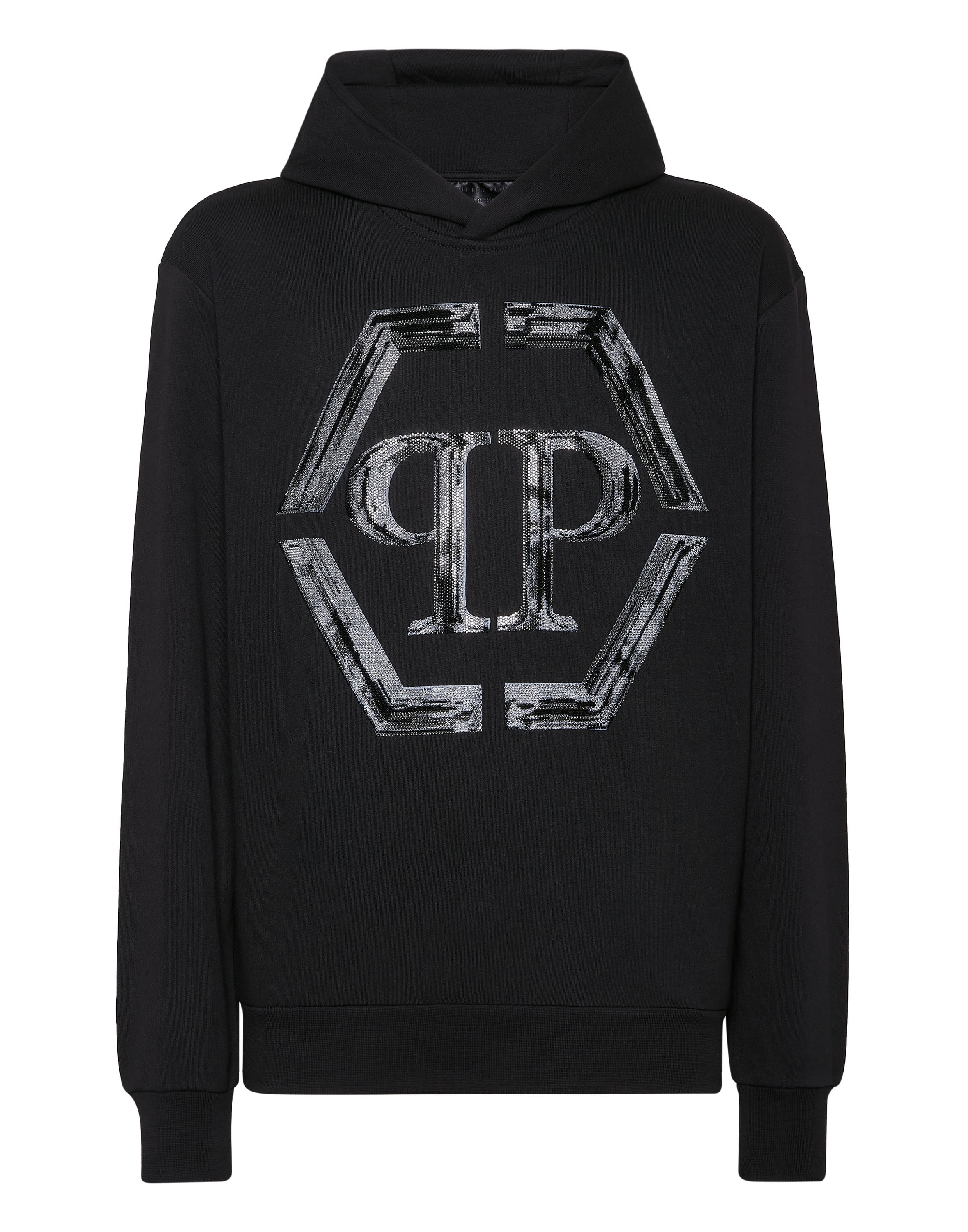 PHILIPP PLEIN Sweatshirt "Hexagon Mit Schmucksteinen" günstig online kaufen