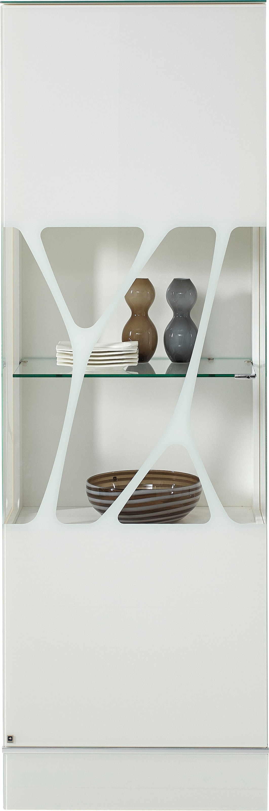 Vitrine »Cube«, mit Sicherheitsglas und edlem MDF Holz, Höhe 192 cm