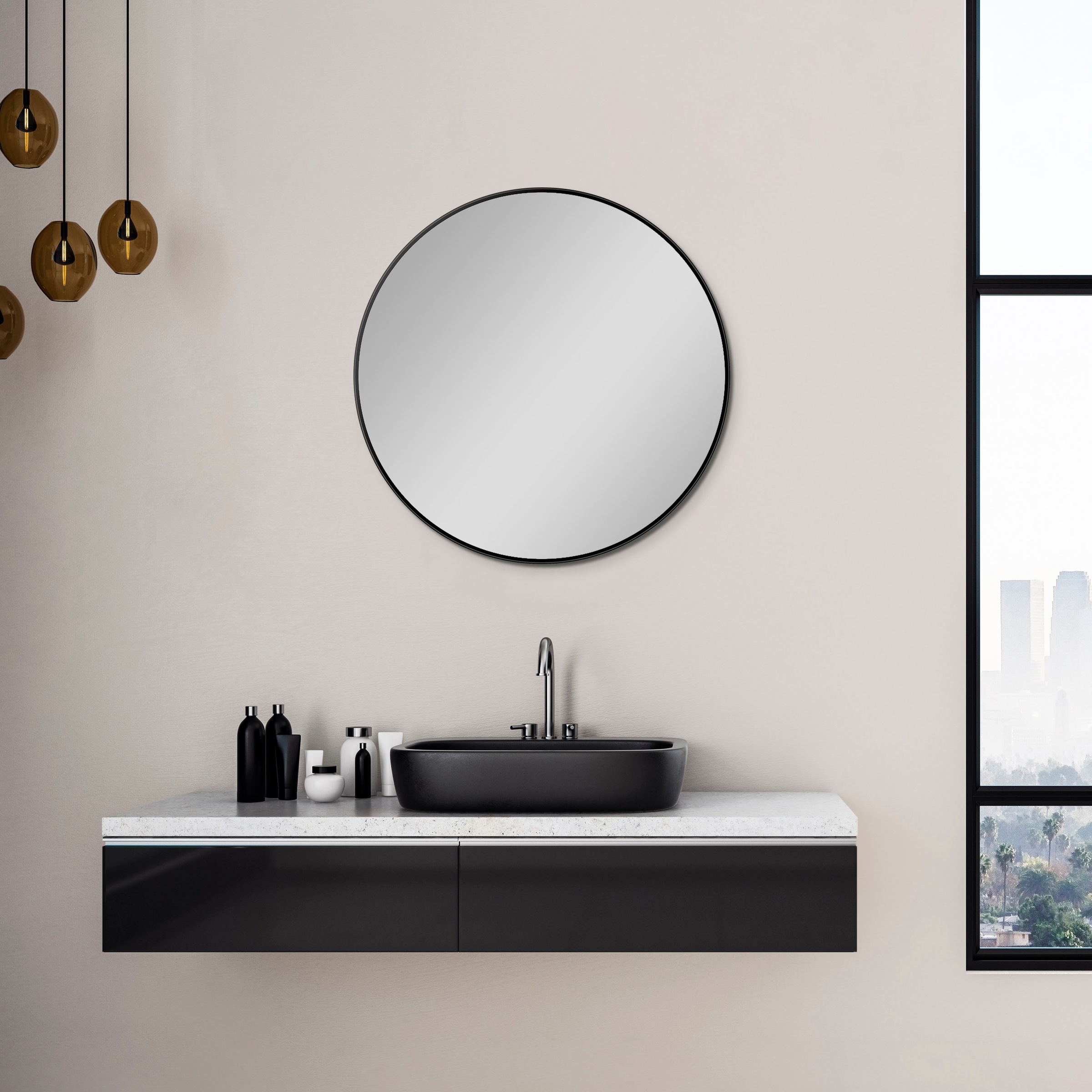 Talos Badspiegel "Picasso", hochwertiger Aluminiumrahmen günstig online kaufen