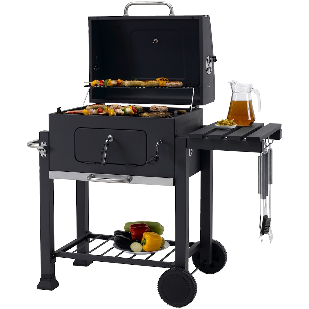 Tepro Holzkohlegrill »Grillwagen Toronto Click«