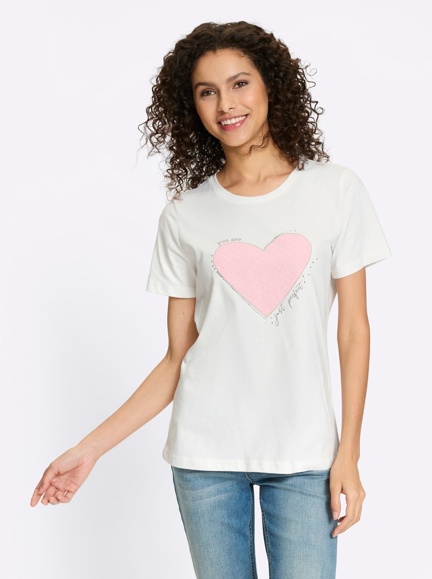 heine Kurzarmshirt "T-Shirt" 1 tlg.