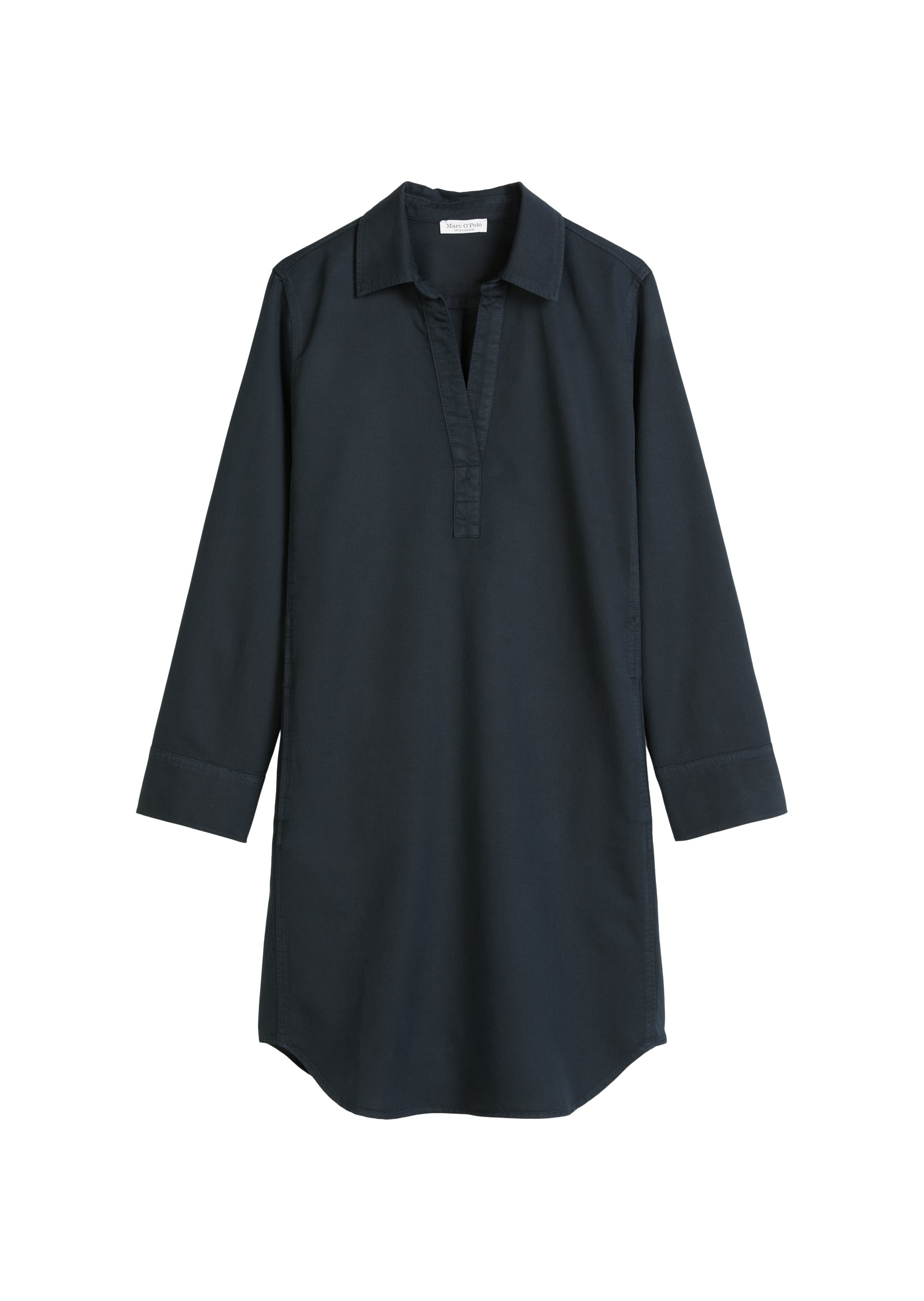 Marc O'Polo Hemdblusenkleid »aus Organic-Cotton-Lyocell-Leinen-Mix«