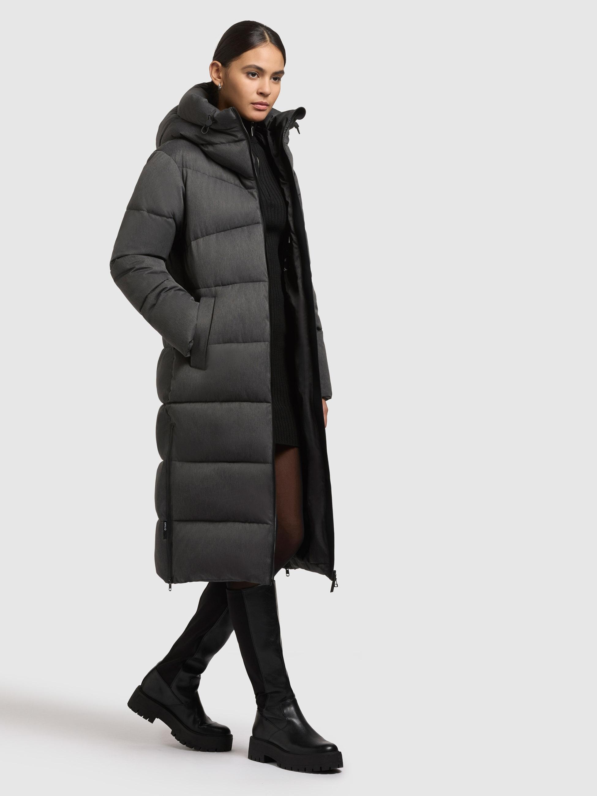 khujo Steppmantel »Lima« Langer Damen Mantel mit zahlreichen Features