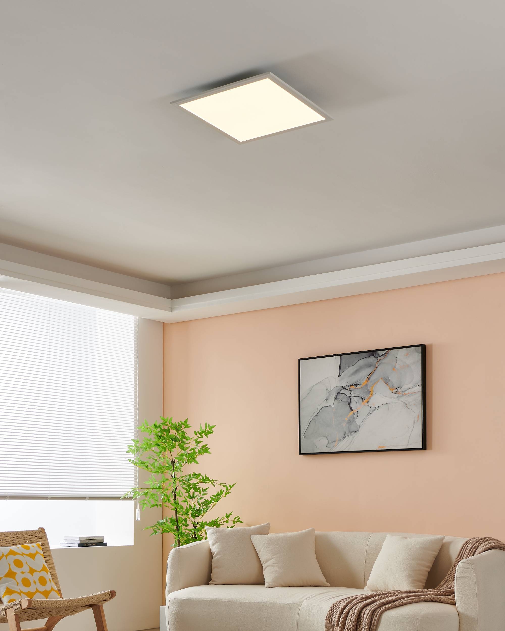 EGLO LED-Deckenleuchte »SALOBRENA-Z«,  in weiß aus Alu / inkl. LED fest integriert - 21,5 Watt 