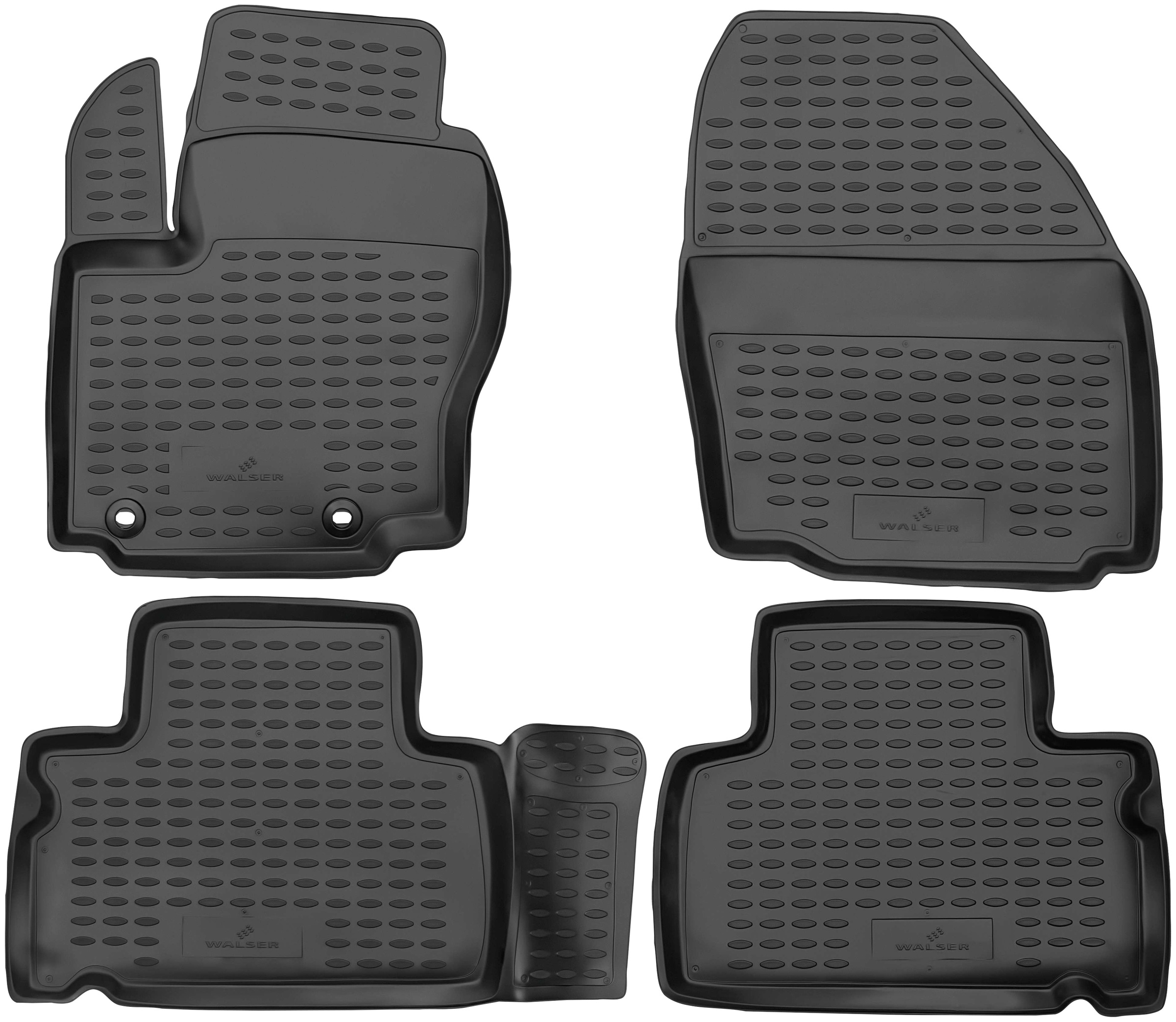WALSER Passform-Fußmatten »XTR«, (4 St.), für Ford S-MAX (WA6) 05/2006 -  12/2014 auf Raten | BAUR