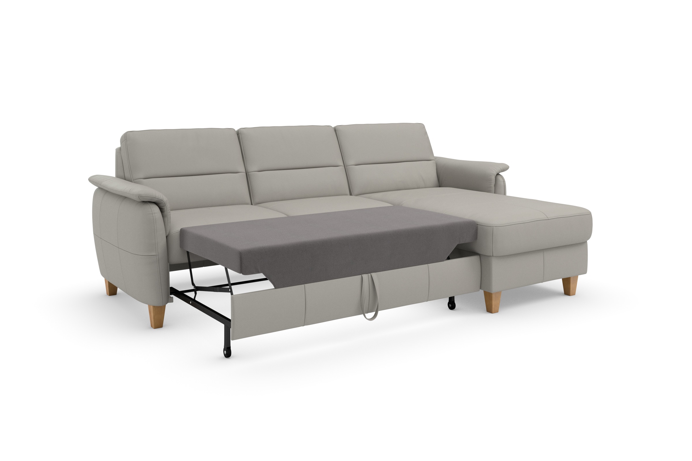 Home affaire Ecksofa »Palmera L-Form«, Federkern, wahlweise mit Bettfunktion und mit/ohne Bettkasten