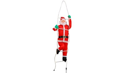 LED Dekoobjekt »Santa auf Leiter«, 1 St., Warmweiß, mit 96 warmweißen LEDs, Länge... kaufen