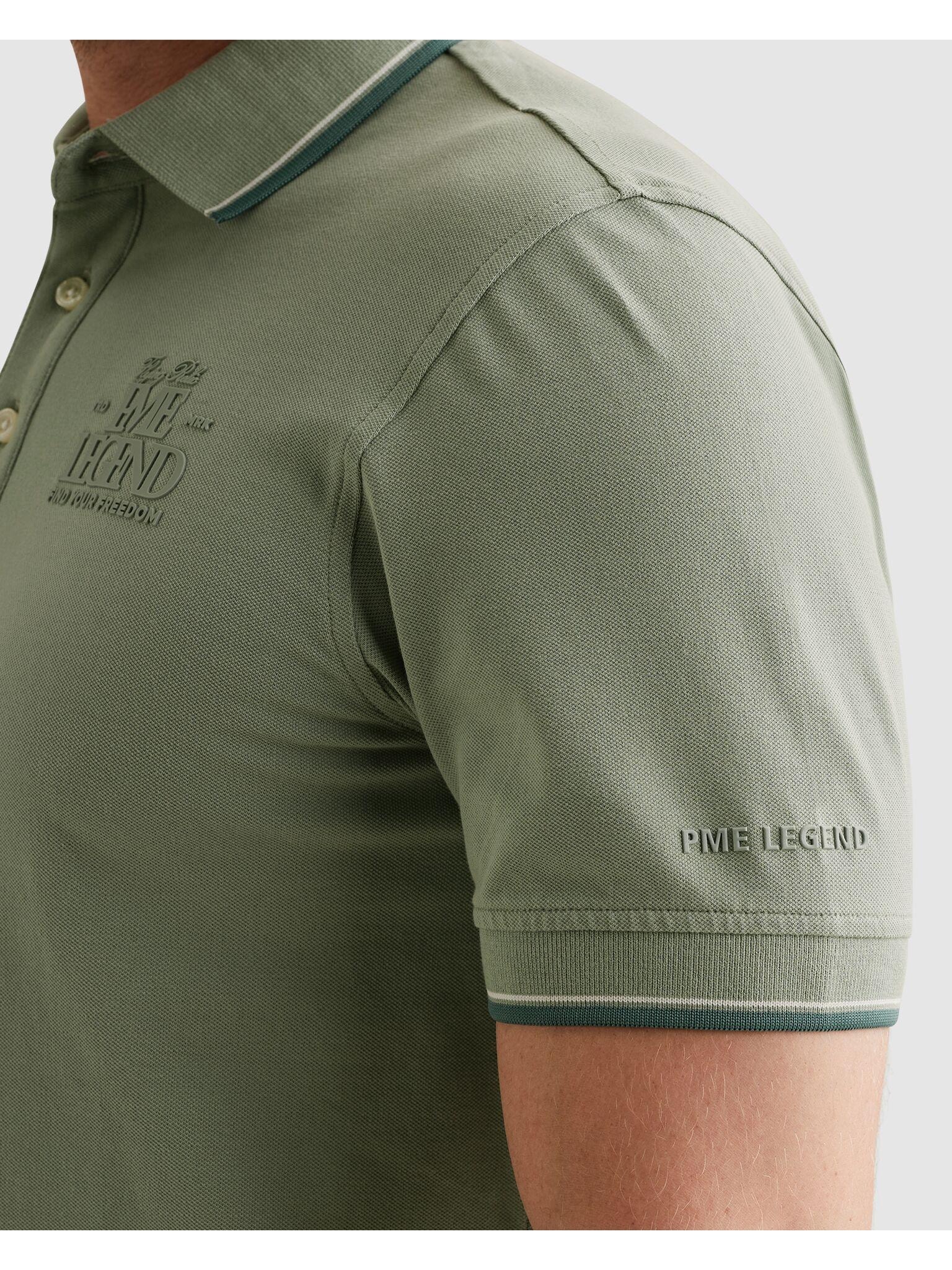 PME LEGEND Poloshirt »Short sleeve polo stretch pique« Regular fit, Kurzarm, casual Stil