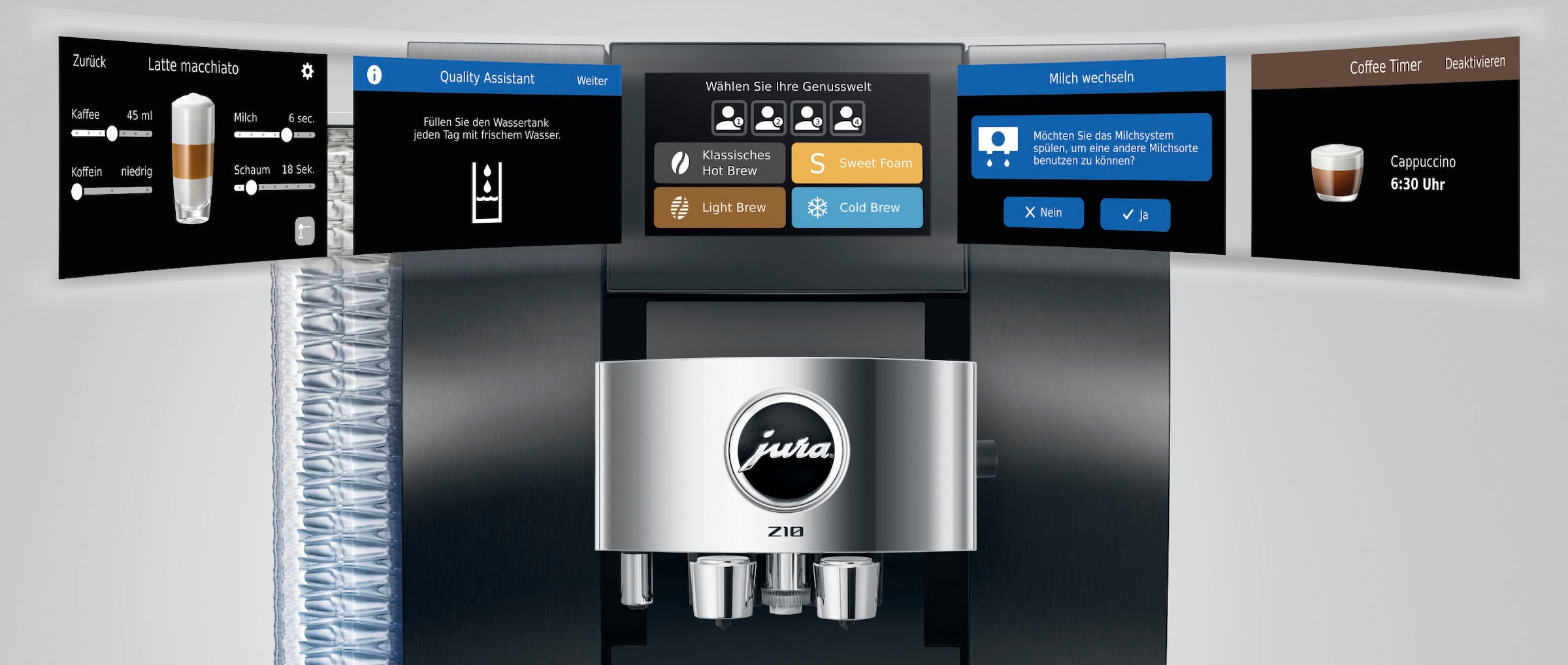 JURA Kaffeevollautomat »15609 Z10 Aluminium Black (EB)«