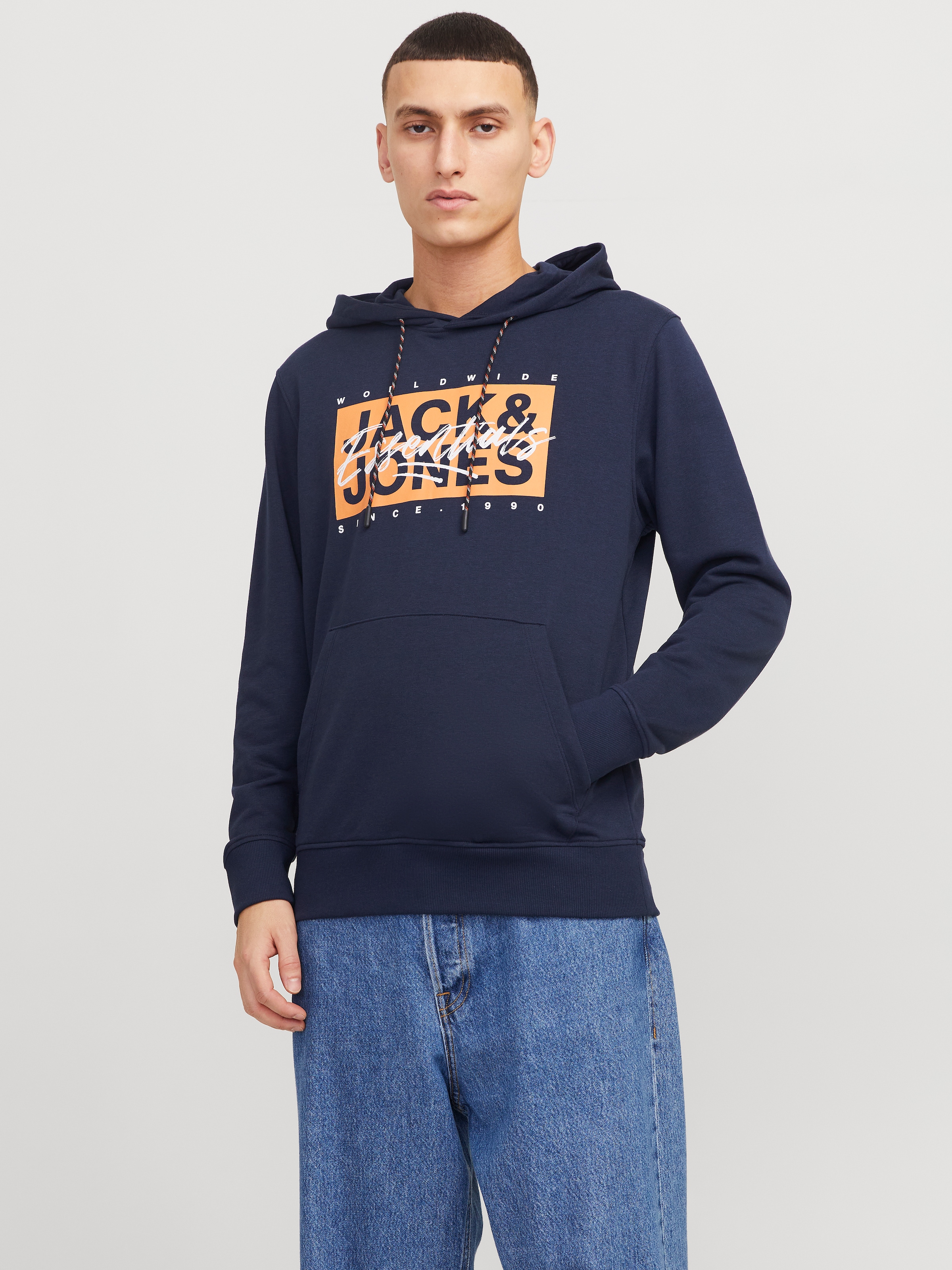 Jack & Jones Kapuzensweatshirt "JJCOLTON – Sweater mit Print, Regular Fit u günstig online kaufen