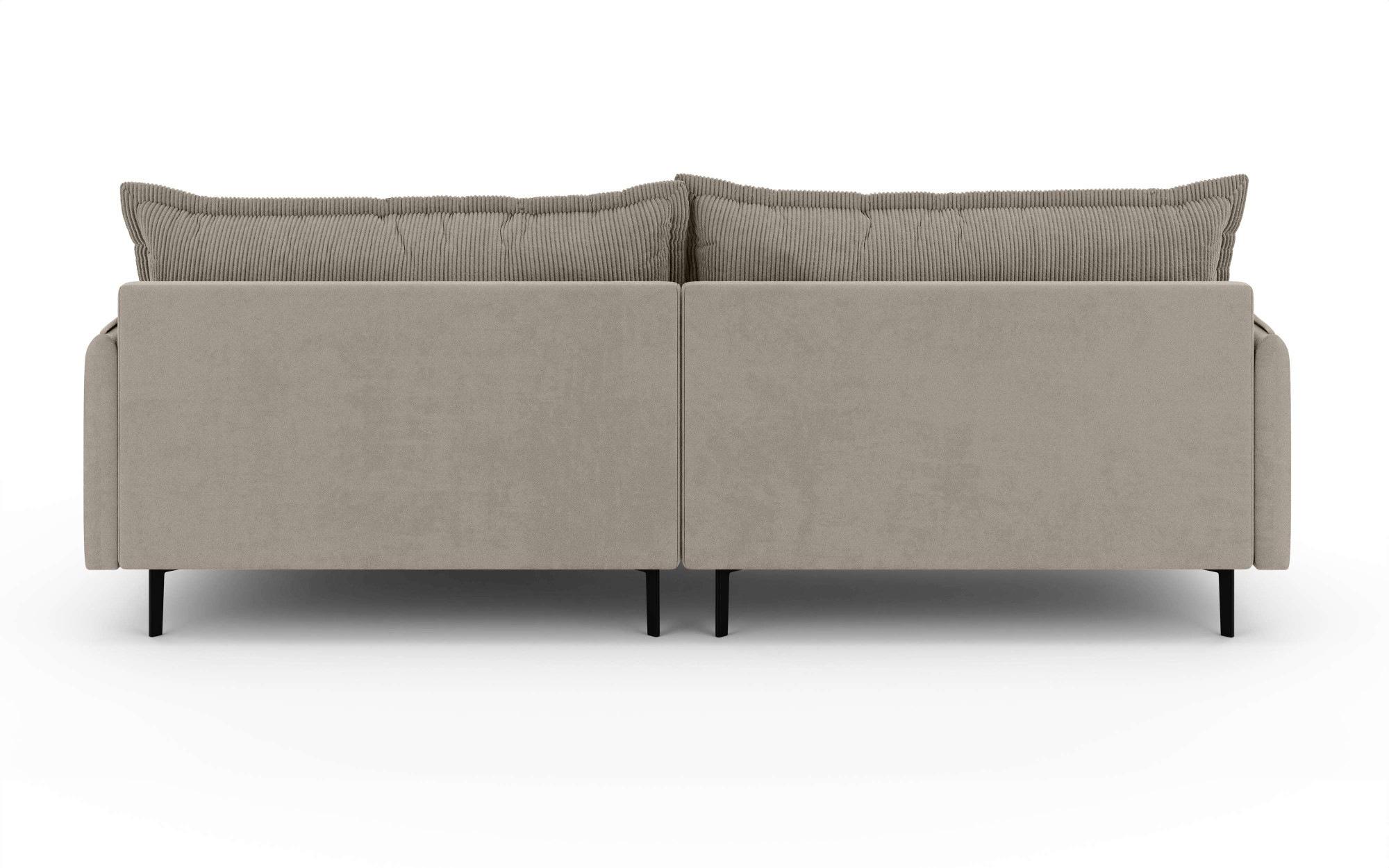 INOSIGN Ecksofa »ALEXANDRIA mit Recamiere rechts oder links bestellbar, moderne Bezüge«, L-Form mit Wellenunterfederung, Maße: B/H/T 246/86/190 cm