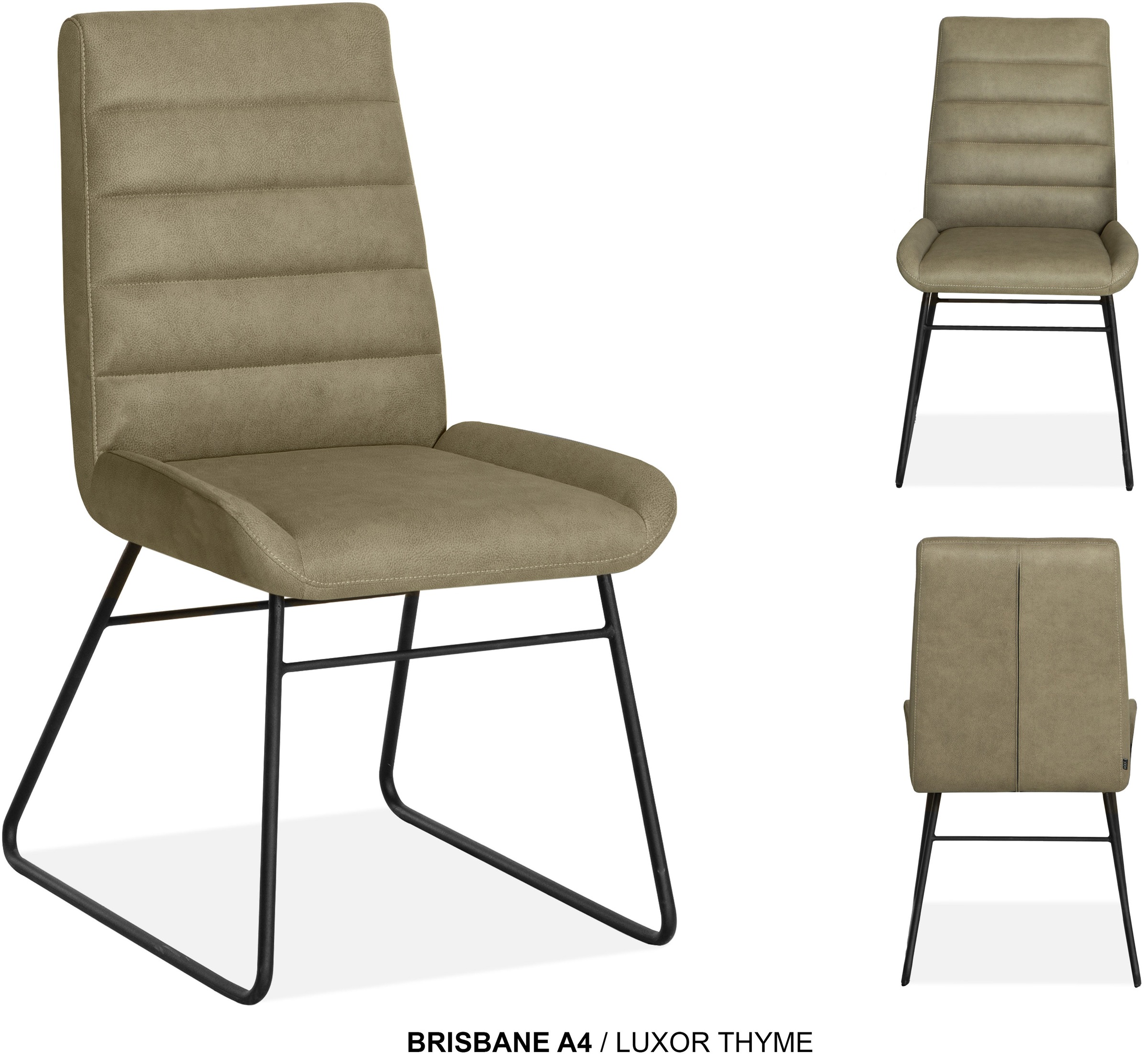 Thumbnail - OMG Design Esszimmerstuhl "Brisbane" (Set) 2 Stk.Esszimmerstuhl, pflegeleichter Bezug