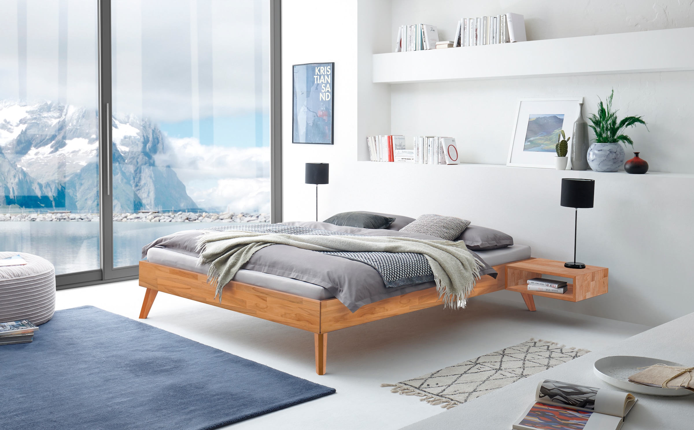 HASENA Holzbett »Calvari« mit einer Fußhöhe von 25 cm