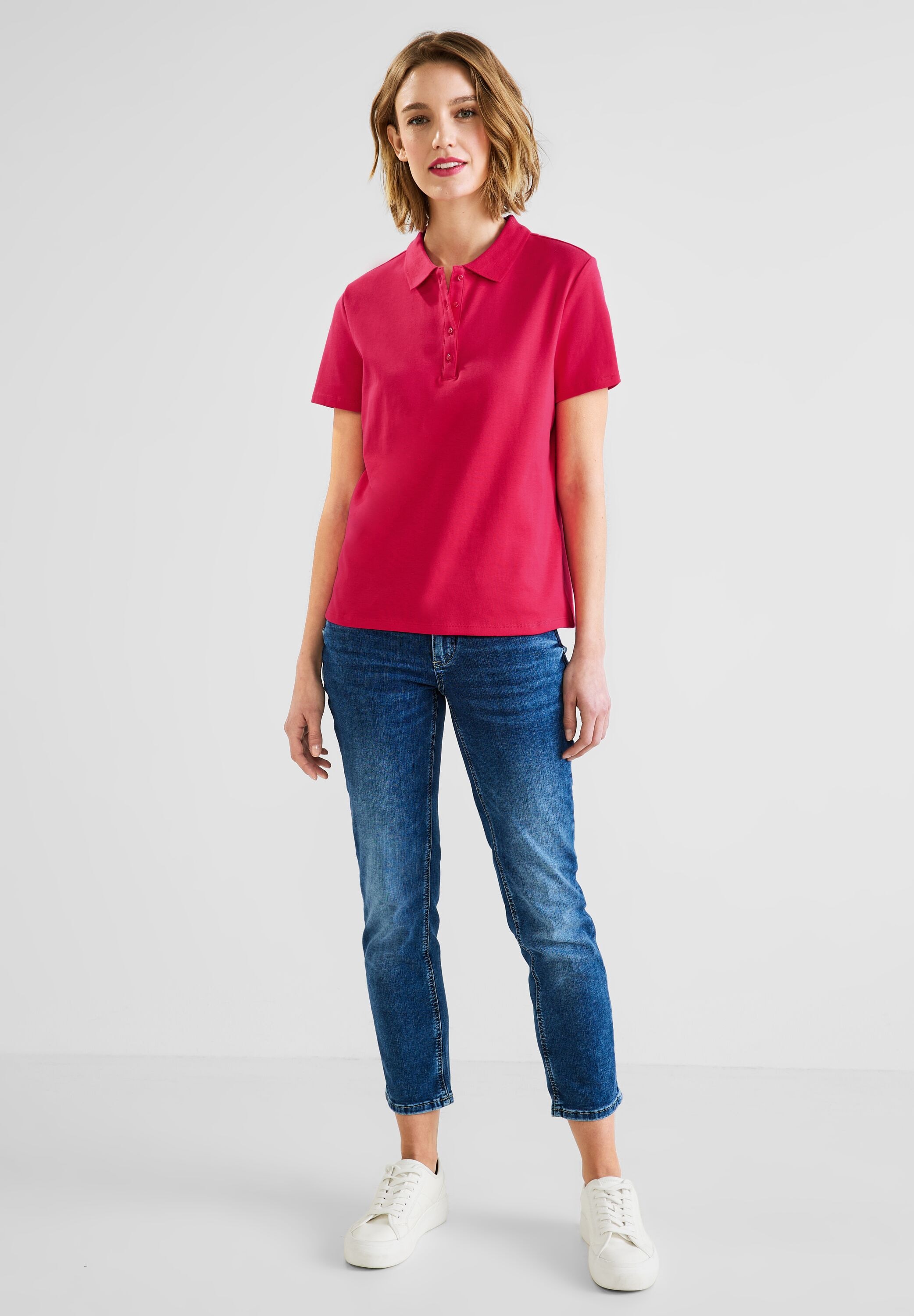 BAUR STREET Poloshirt, | kaufen in Unifarbe ONE