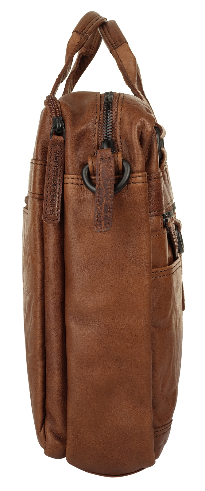 Spikes & Sparrow Aktentasche, echt Leder