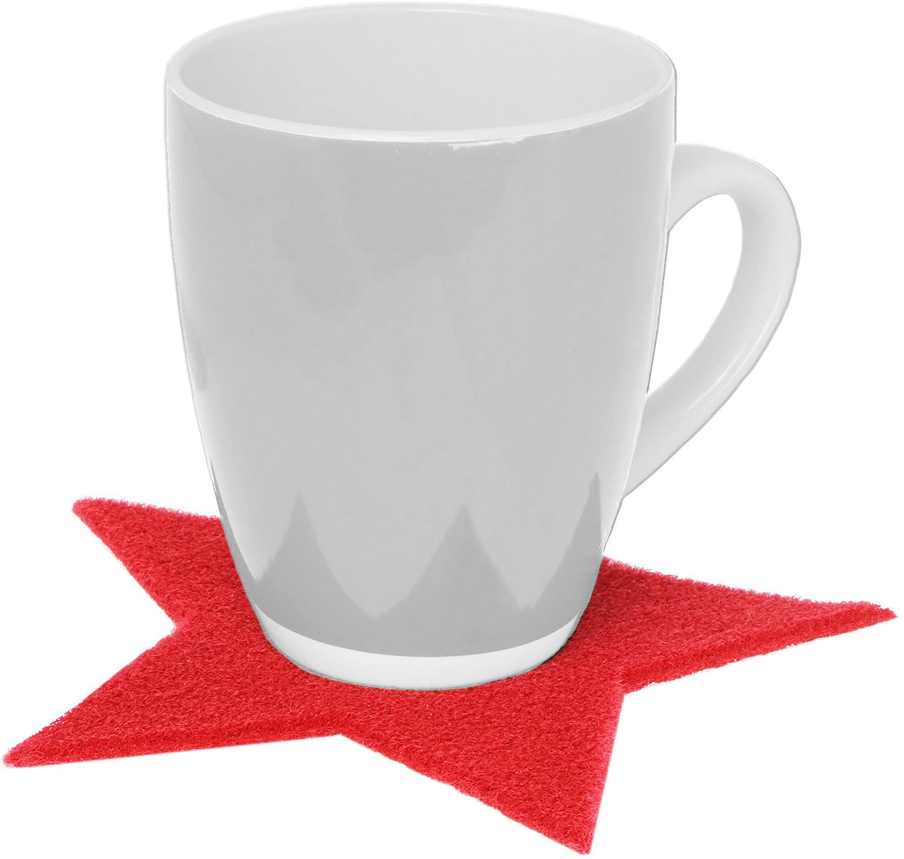Primaflor-Ideen in Textil Platzset "Stern, Weihnachtsdeko" auch ideal als Untersetzer oder Dekoration, Größe 16,5 oder 29,5 cm