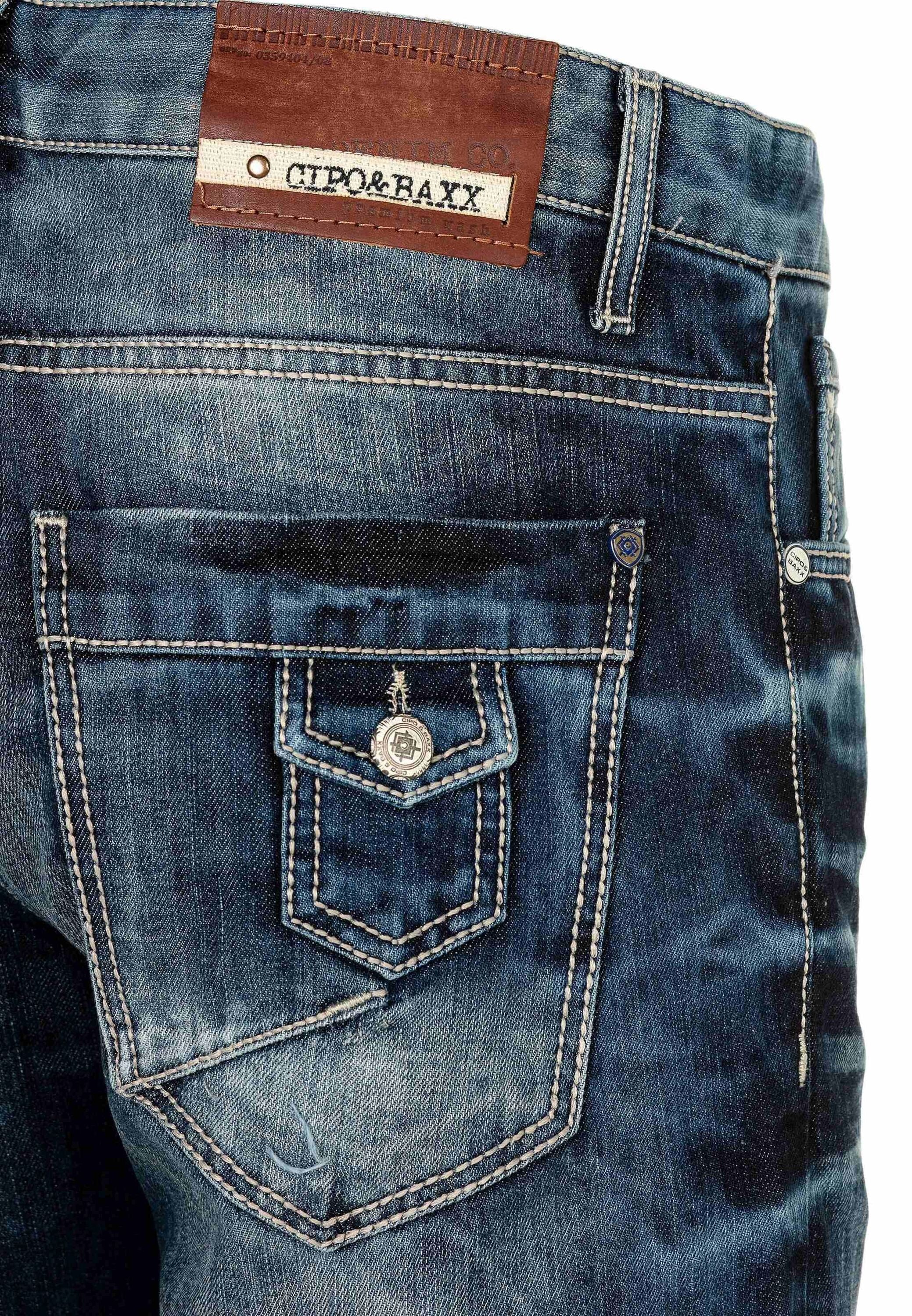 Cipo & Baxx 5-Pocket-Jeans »Jeans«, in Straight-Fit, CD-328