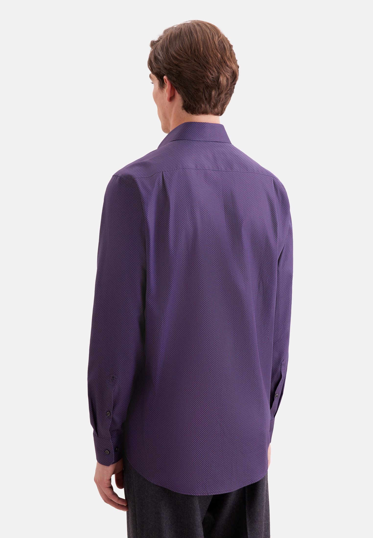 seidensticker Businesshemd »Schwarze Rose« Comfort 1/1 Kentkragen Druck